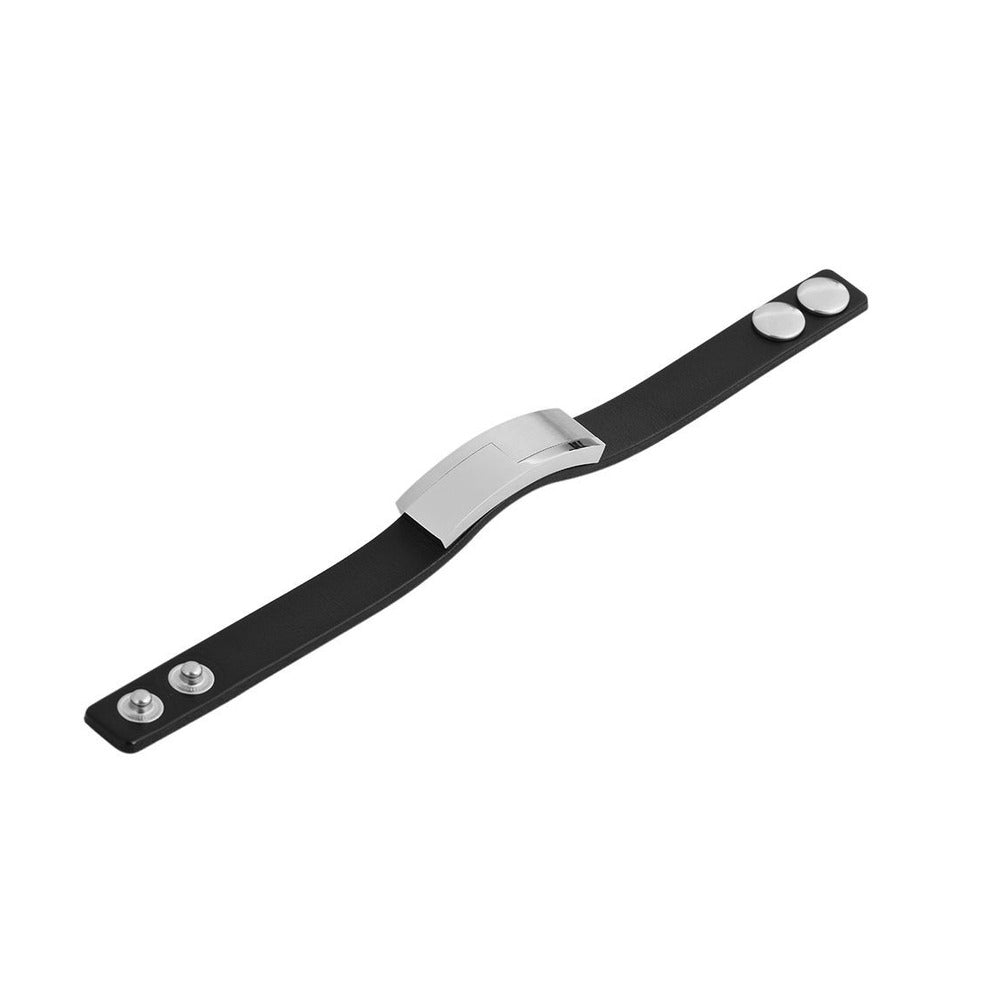 Unisex Armband aus Leder 23 cm