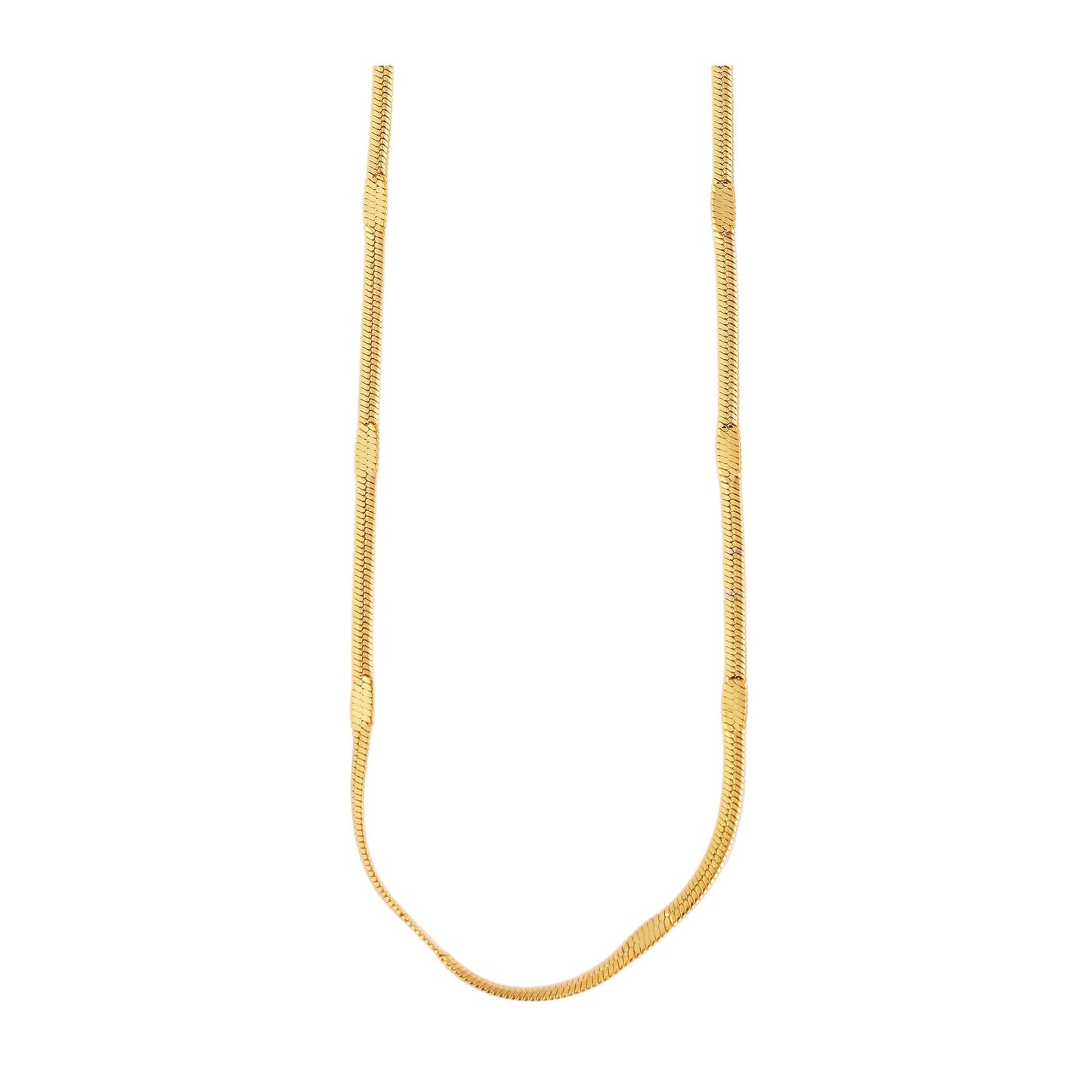 Damen Halskette – Schlangenkette aus Edelstahl 45 cm
