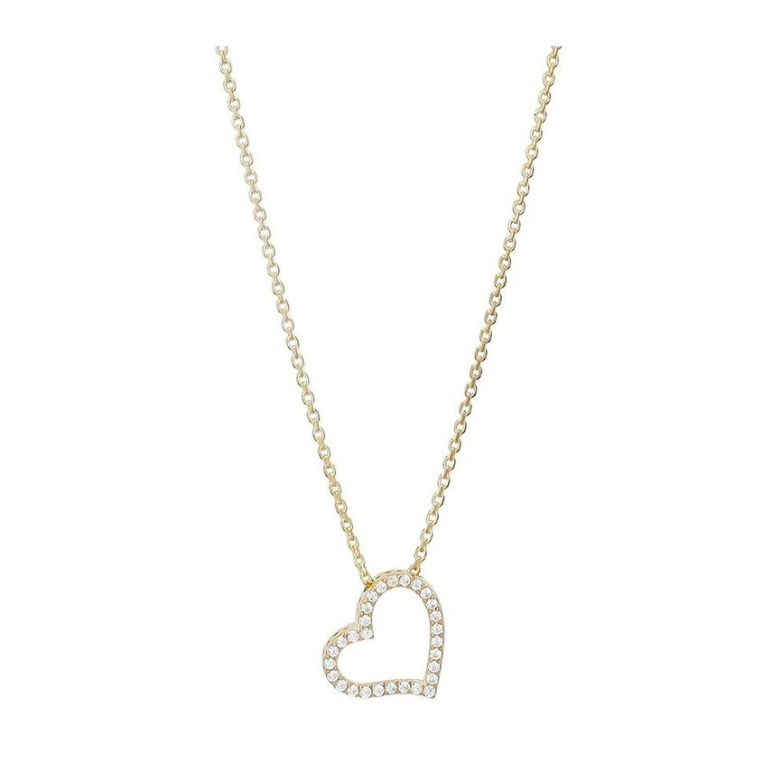 Damen Halskette mit Anhänger – Herz aus 925 Silber