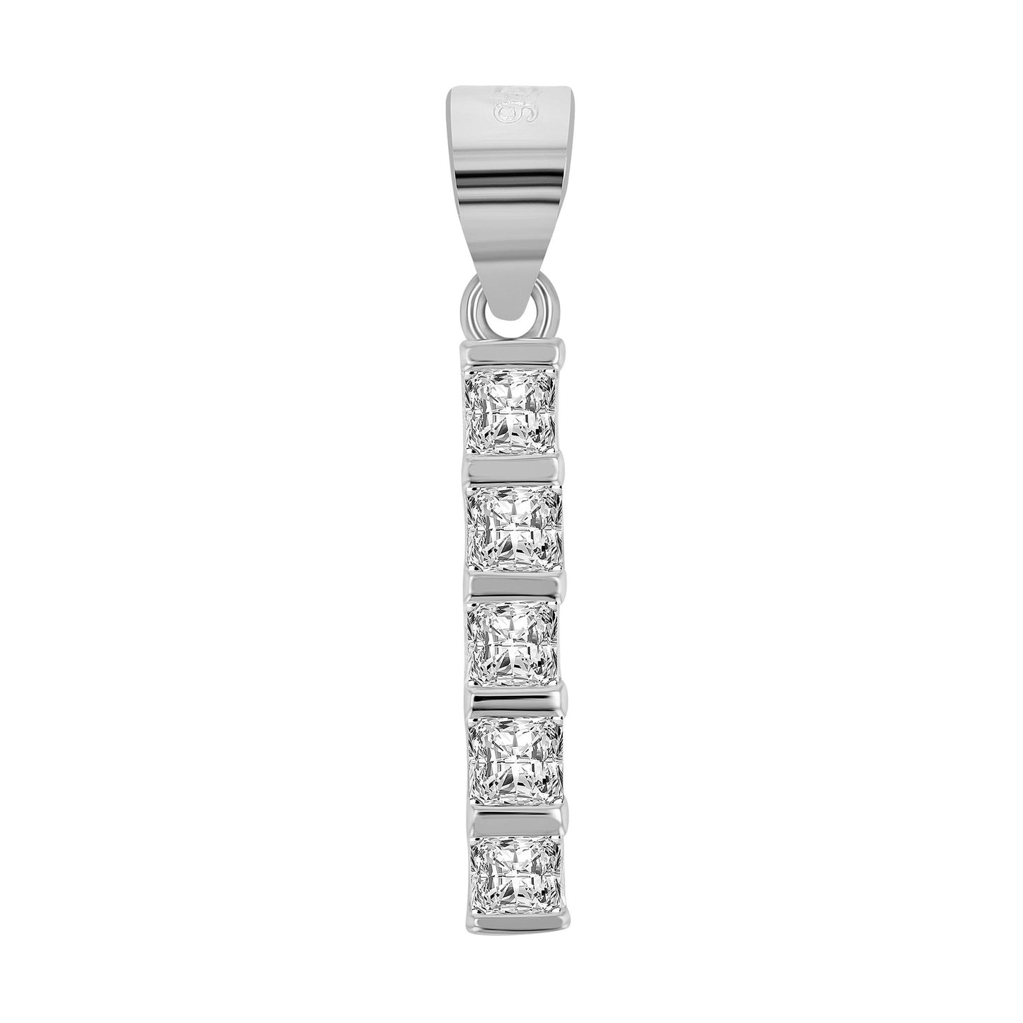 Damen Anhänger aus 925 Silber mit Zirkonia