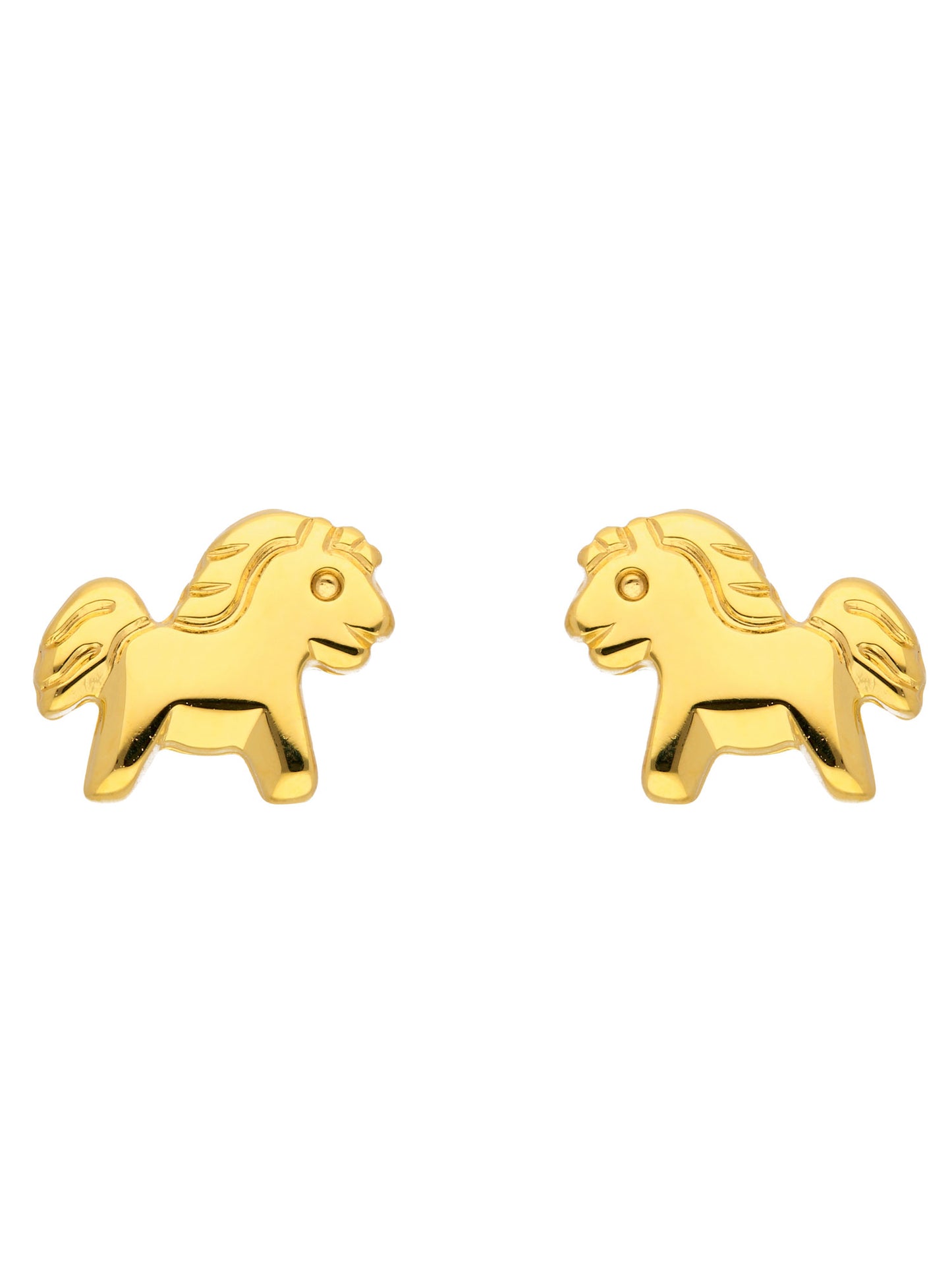Adelia´s 333 Gold Ohrringe Ohrstecker Pferd