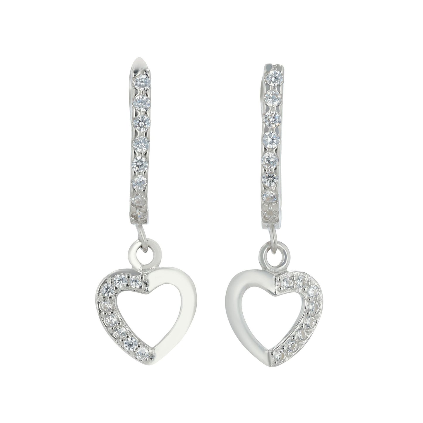 Damen Anhänger – Herzanhänger aus 925 Silber