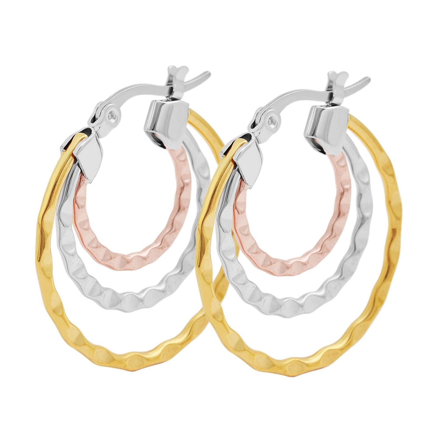 Damen Ohrringe – Creole aus Edelstahl