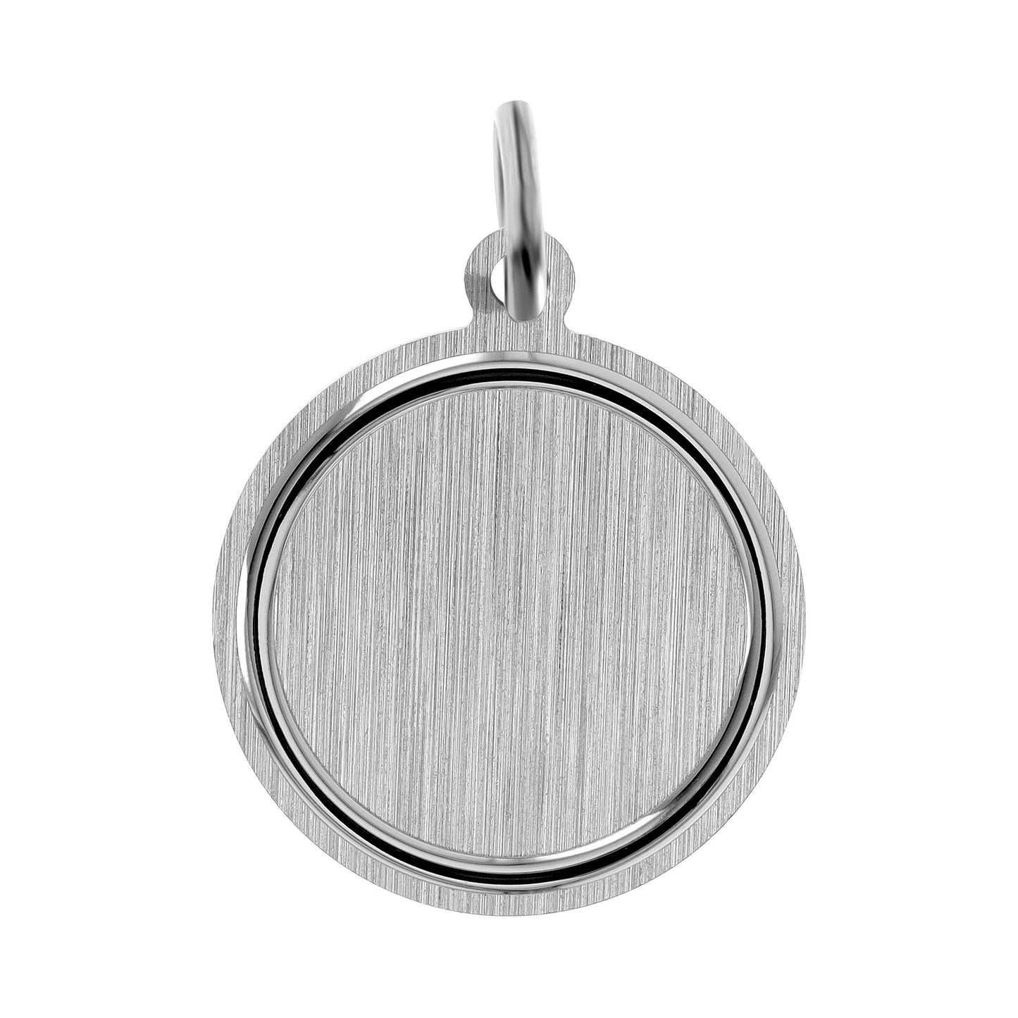 Unisex Anhänger – Münze Gravuranhänger aus 925 Silber