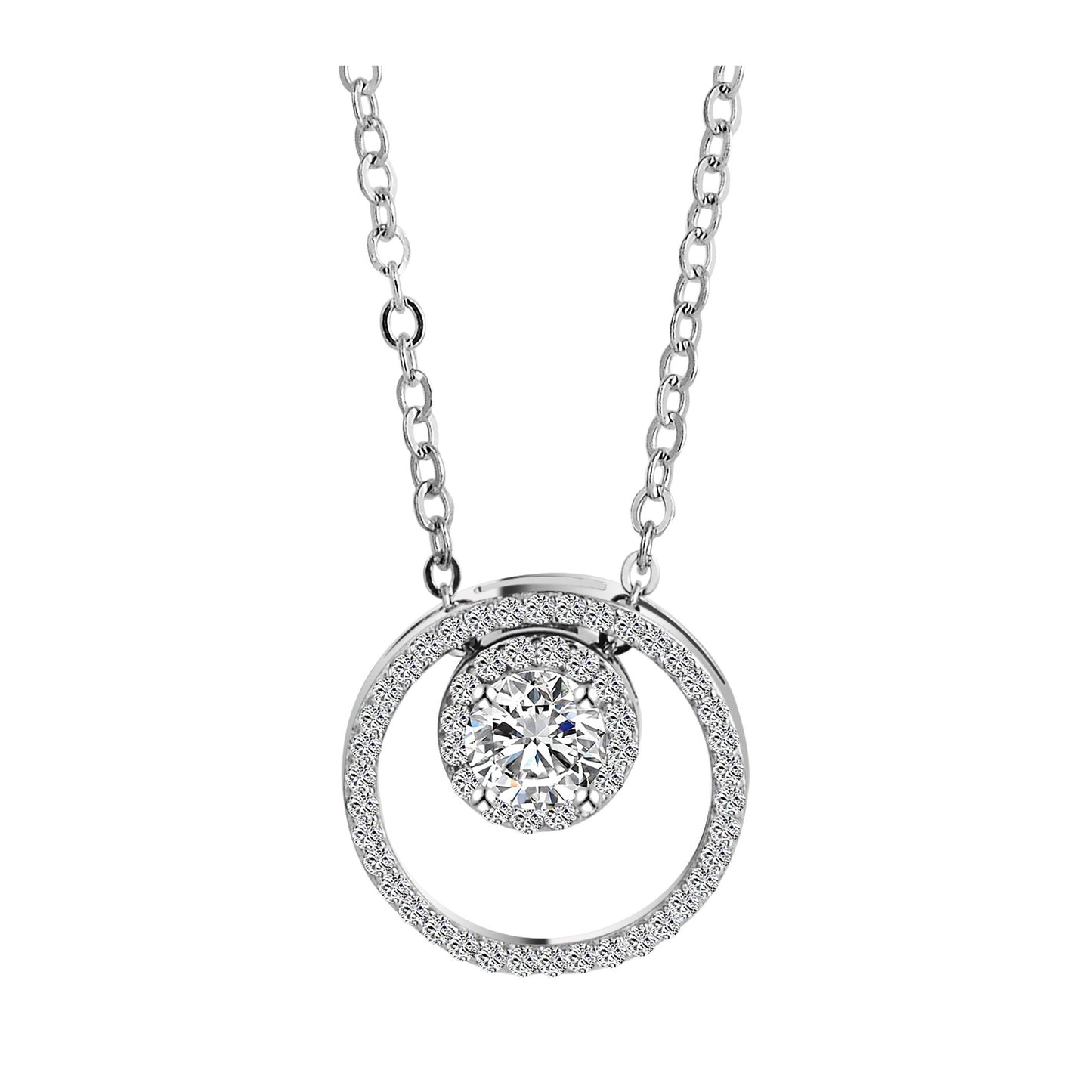 Damen Halskette mit Anhänger – aus 925 Silber
