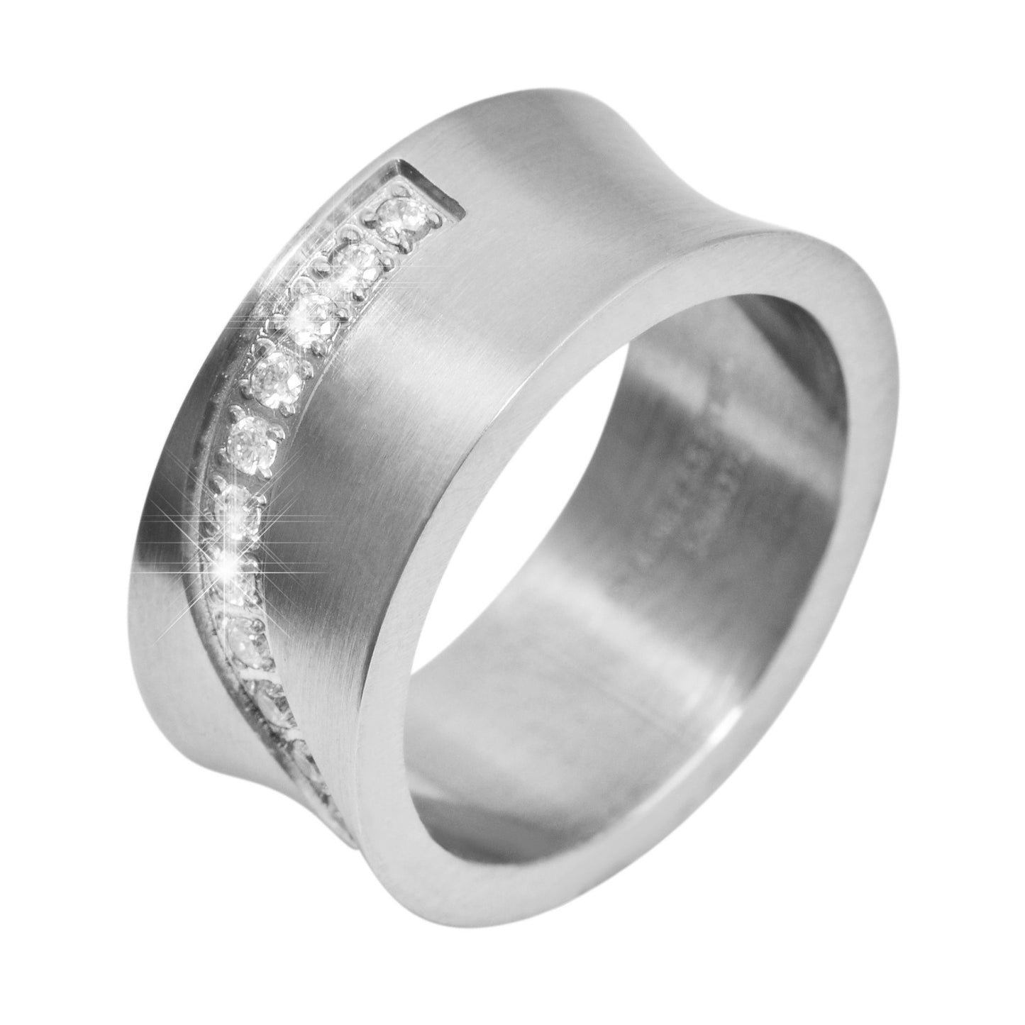 Damen Ring aus Edelstahl