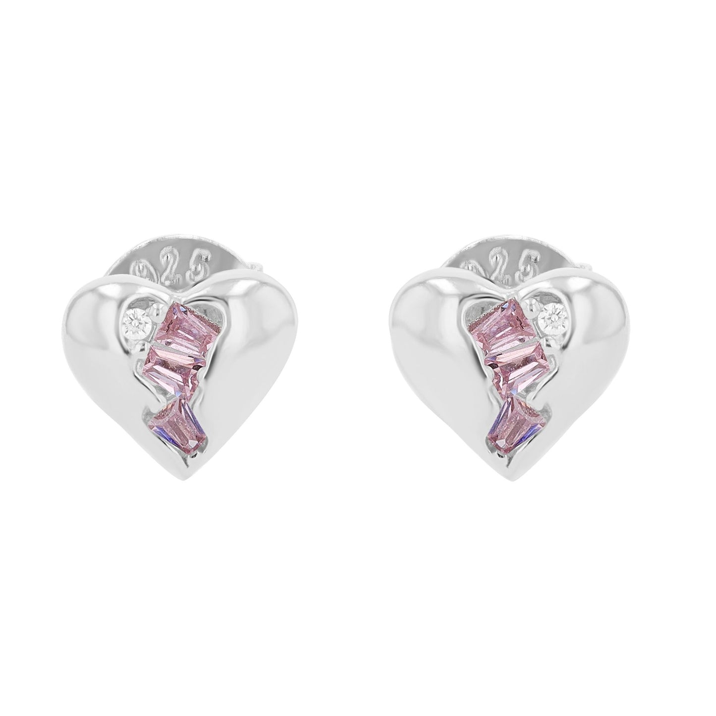 Damen Ohrringe – Ohrstecker aus 925 Silber mit Zirkonia