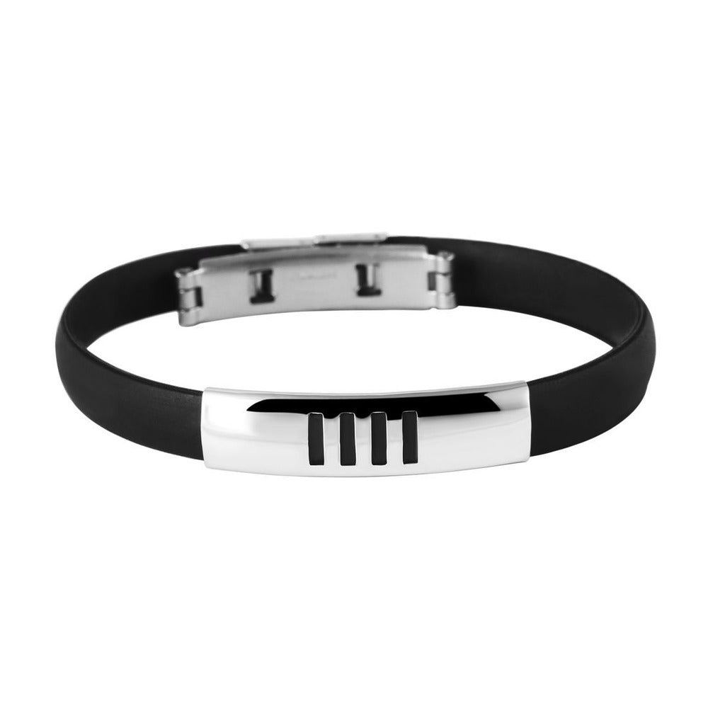 Unisex Armband – Armreif aus Kautschuk Ø 6,5 cm cm