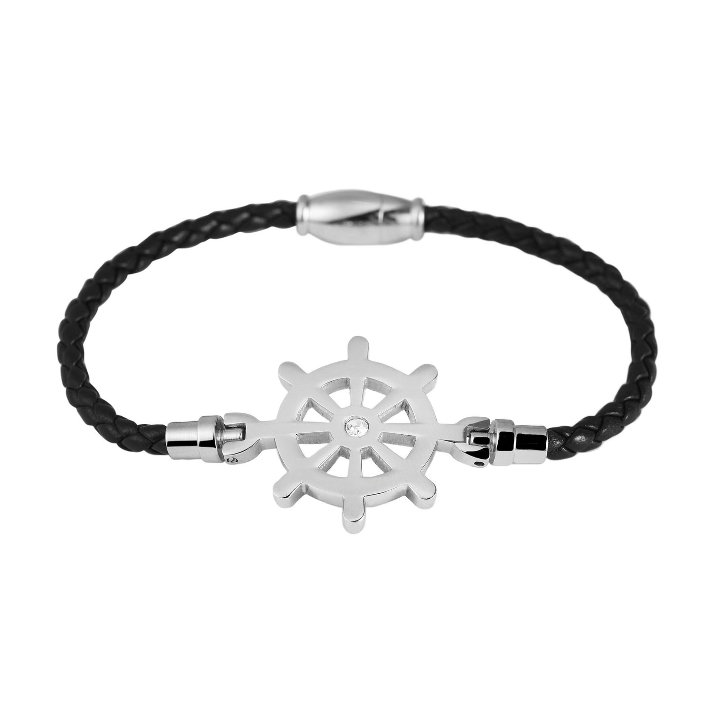 Damen Armband – Textilarmband aus Leder 18 cm
