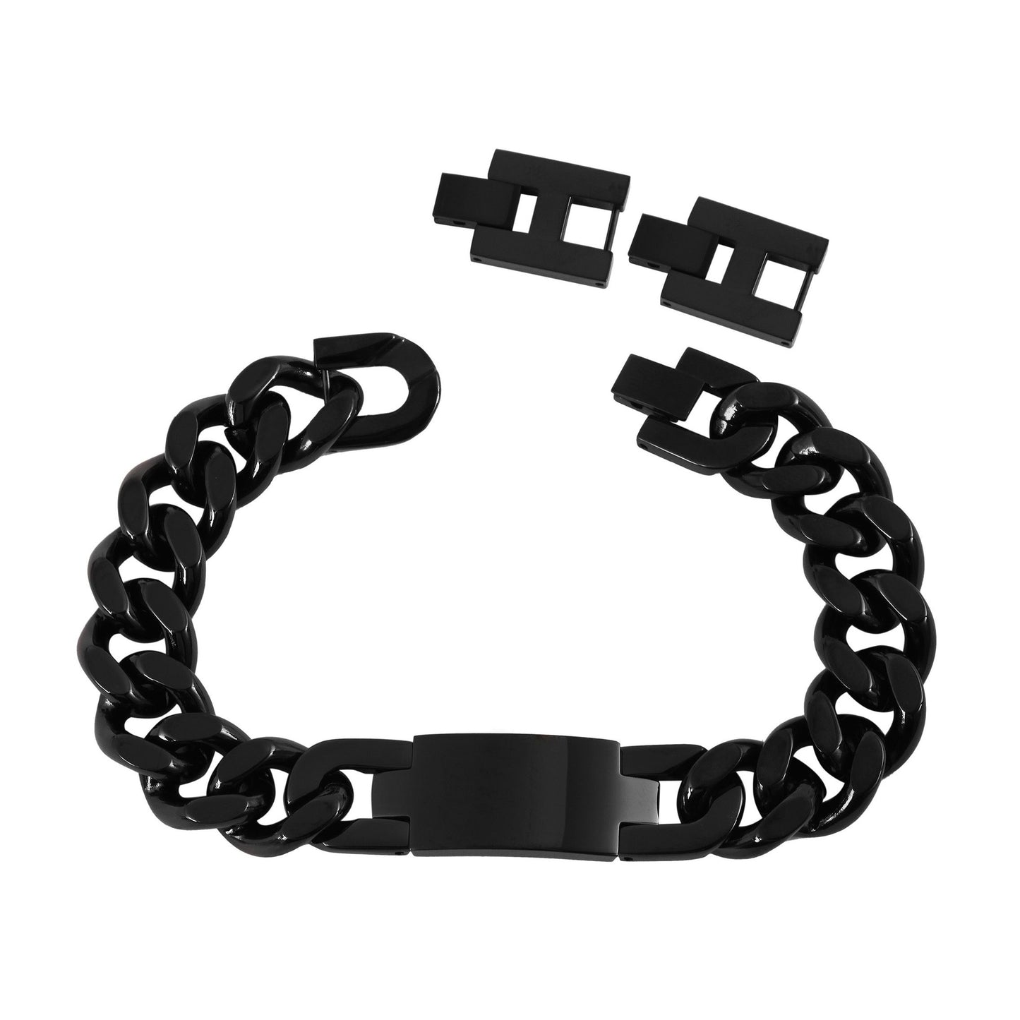 Herren Armband – Panzerarmband aus Edelstahl 21,5 cm