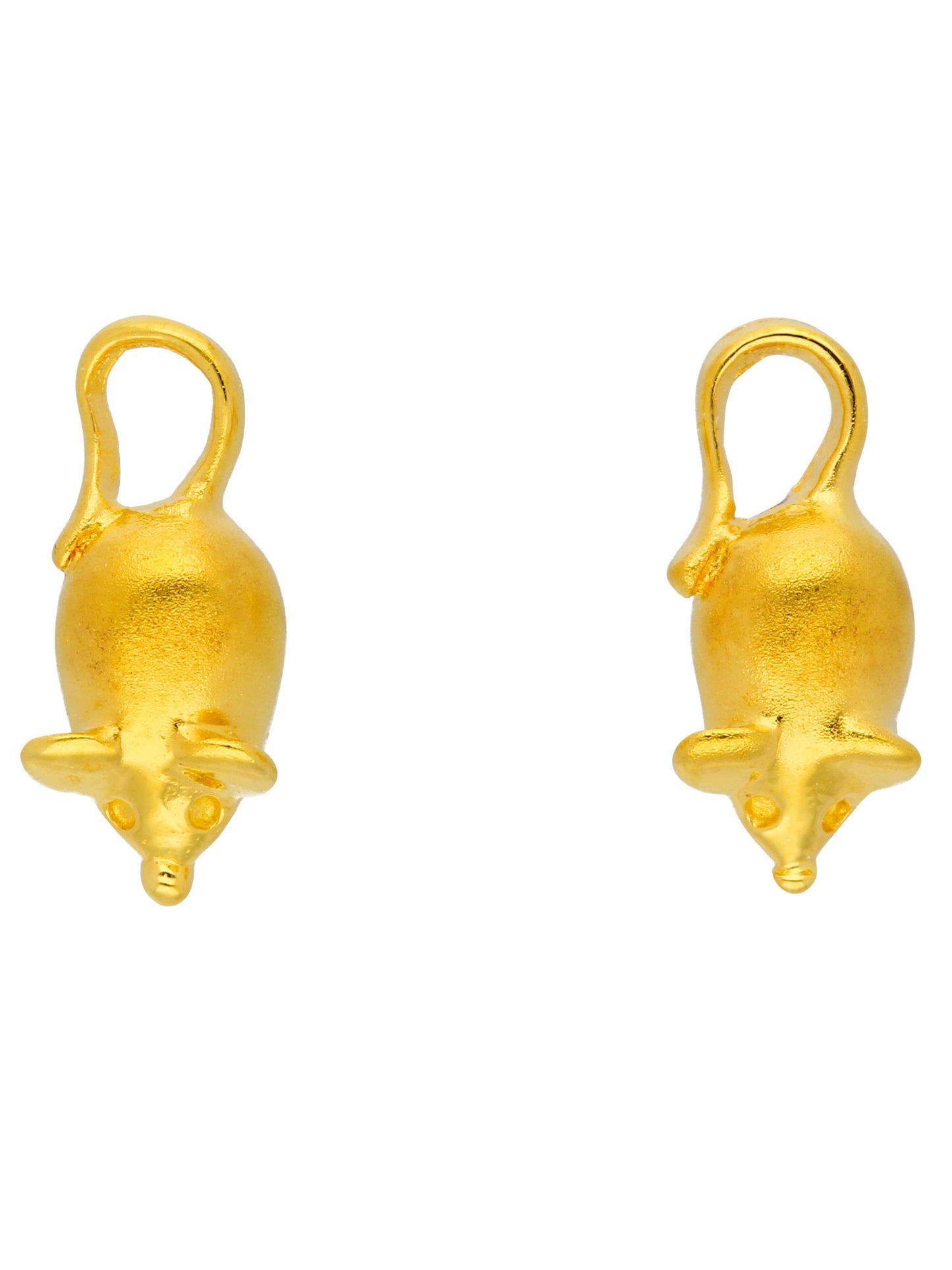 Adelia´s 585 Gold Ohrringe Ohrstecker Maus