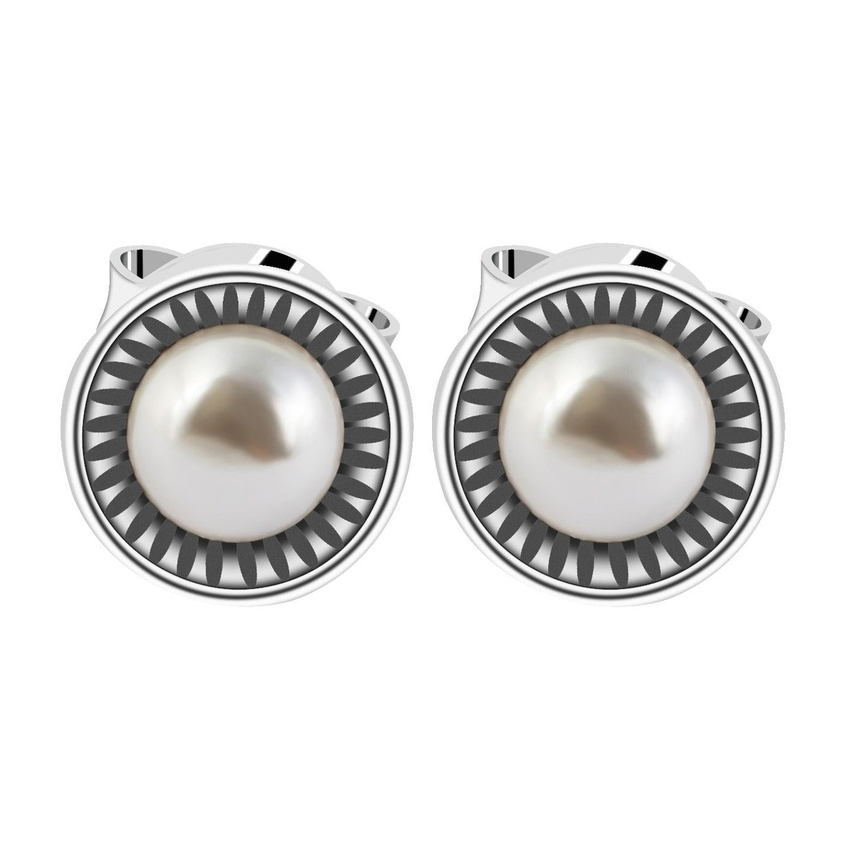 Damen Ohrringe – Ohrstecker aus 925 Silber mit Perle