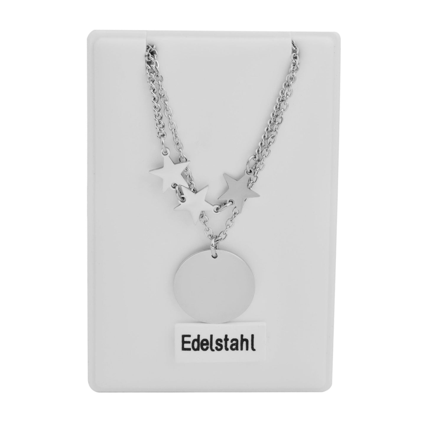 Damen Halskette aus Edelstahl 45+5