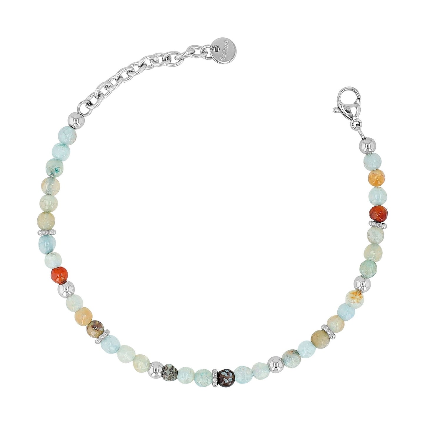 Damen Armband aus Edelstahl 17 cm