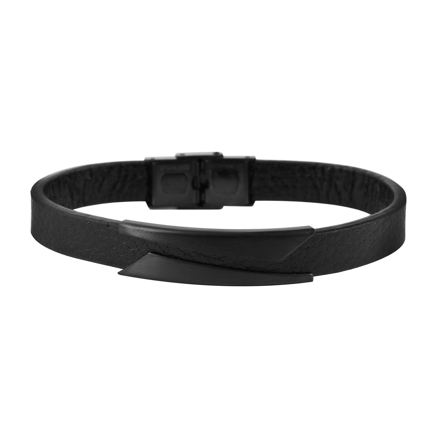 Unisex Armband – Armreif aus Leder 21,5 cm