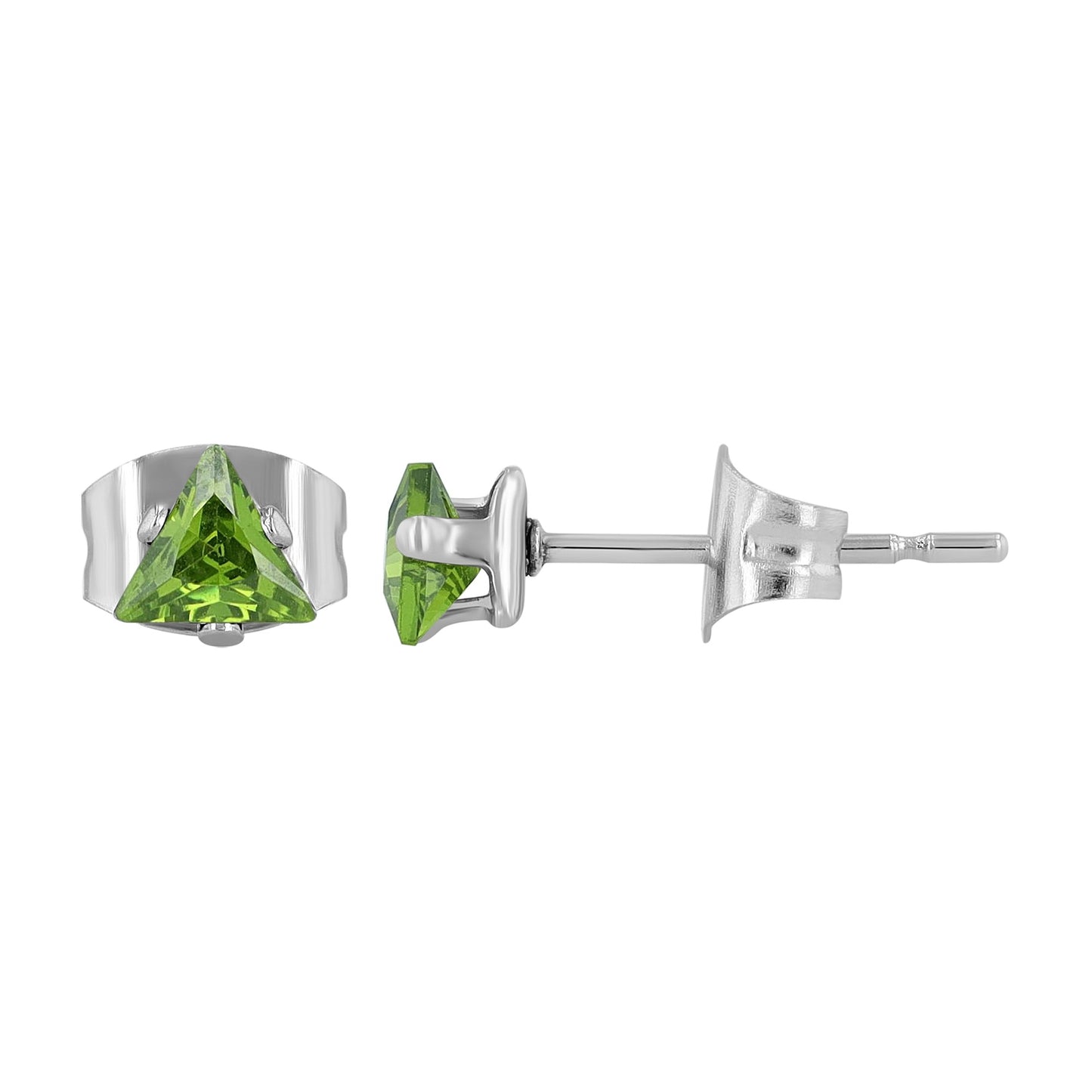 Damen Ohrringe – Ohrstecker aus Edelstahl mit Zirkonia