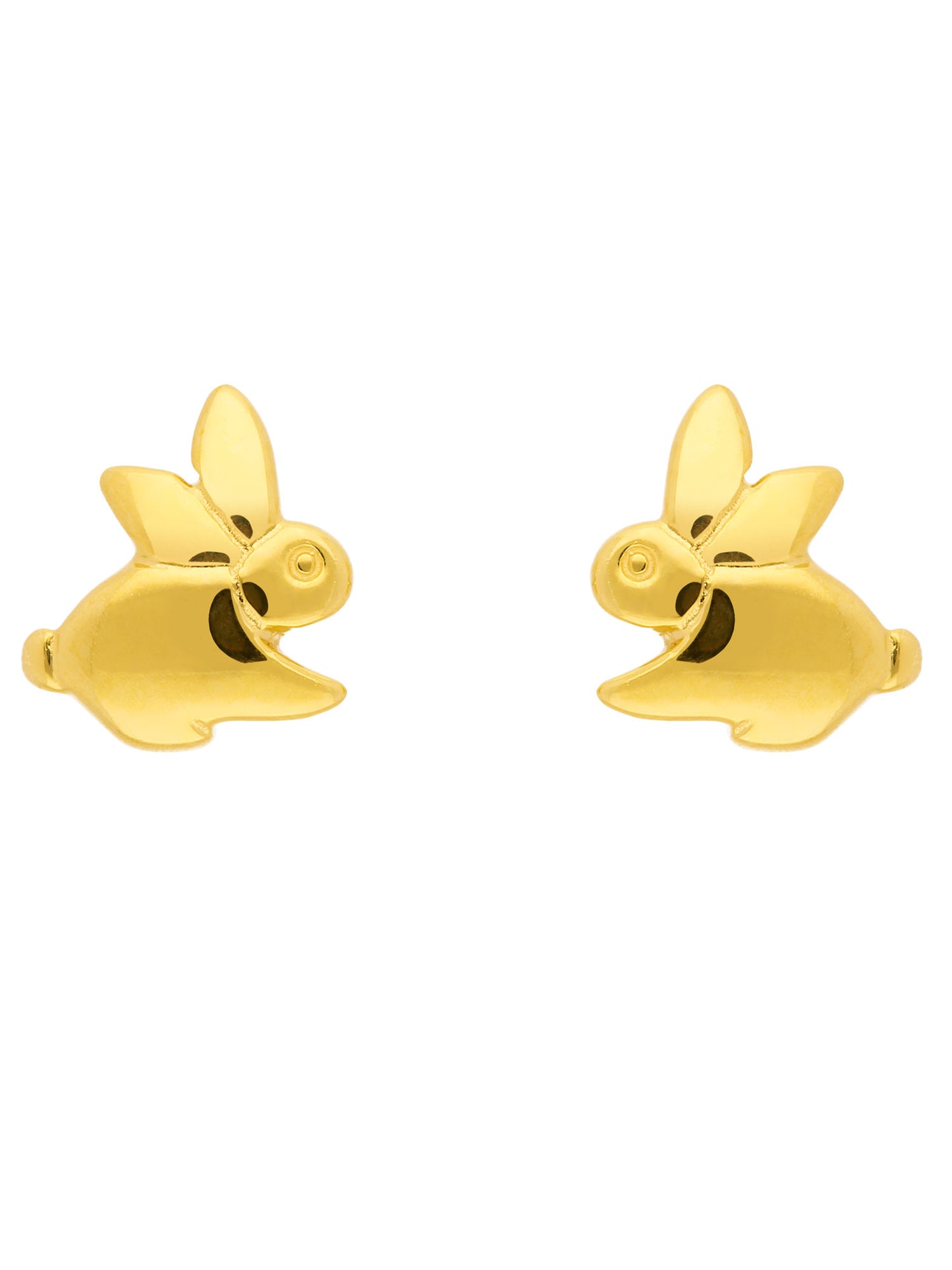 Adelia´s 585 Gold Ohrringe Ohrstecker Hase
