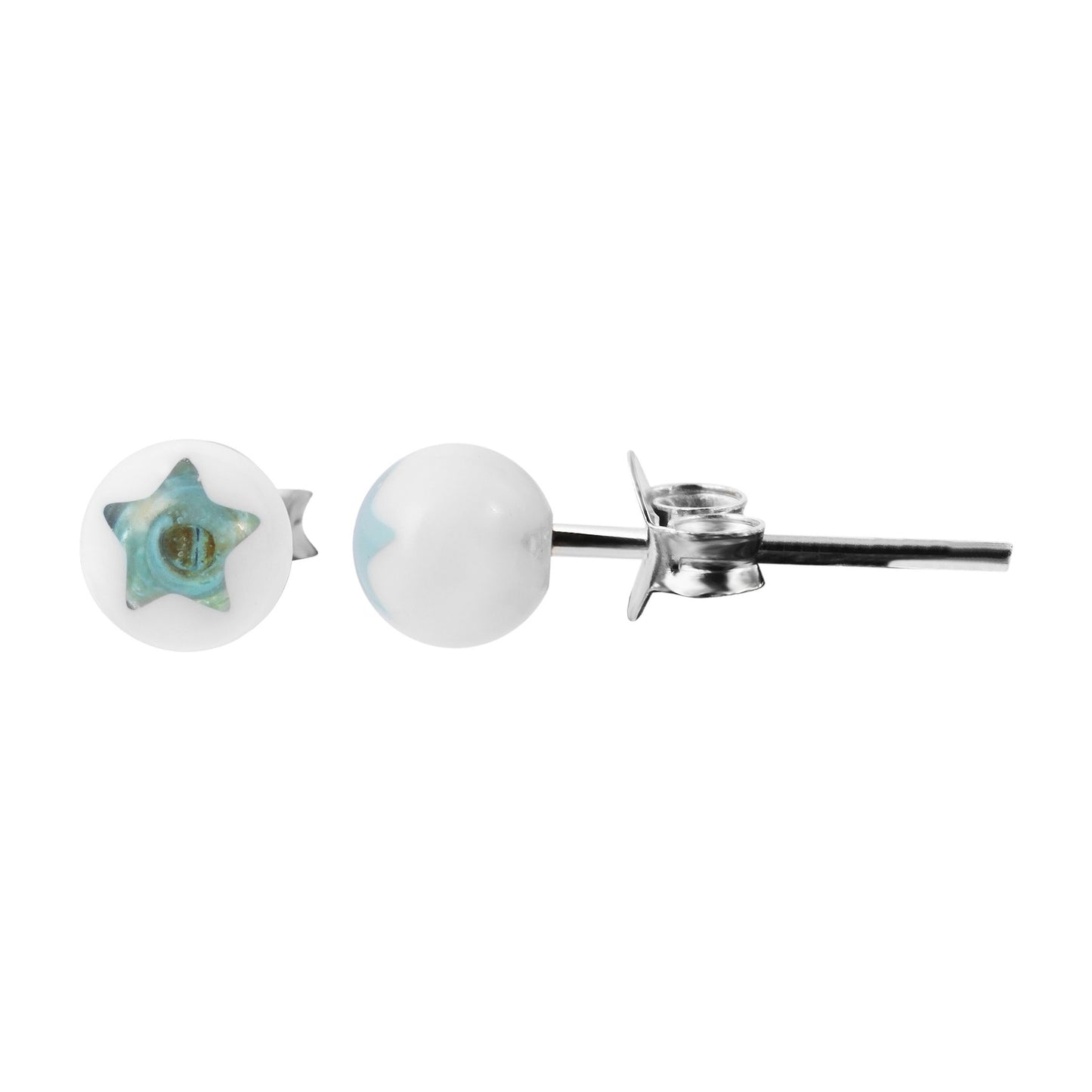 Mädchen Ohrringe – Ohrstecker aus 925 Silber mit Perle