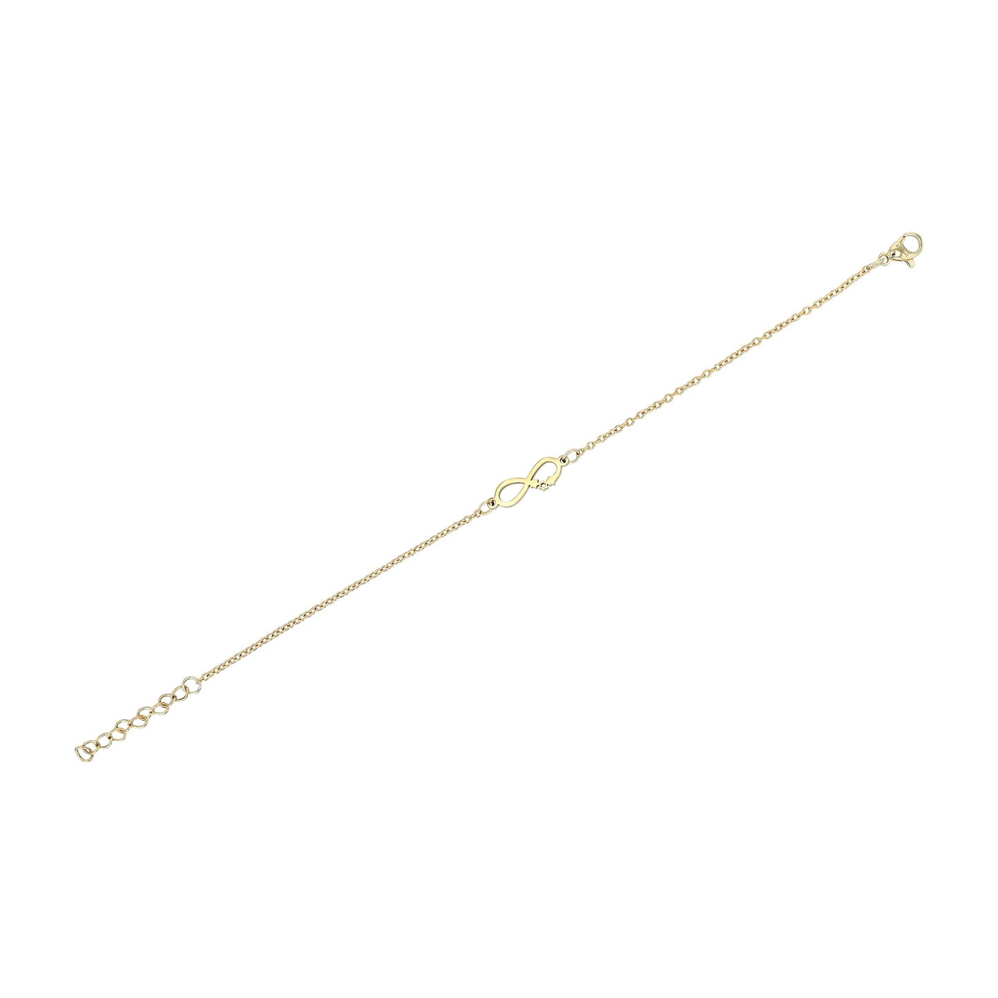Damen Armband – Unendlichkeitszeichen aus Edelstahl 17+3 cm