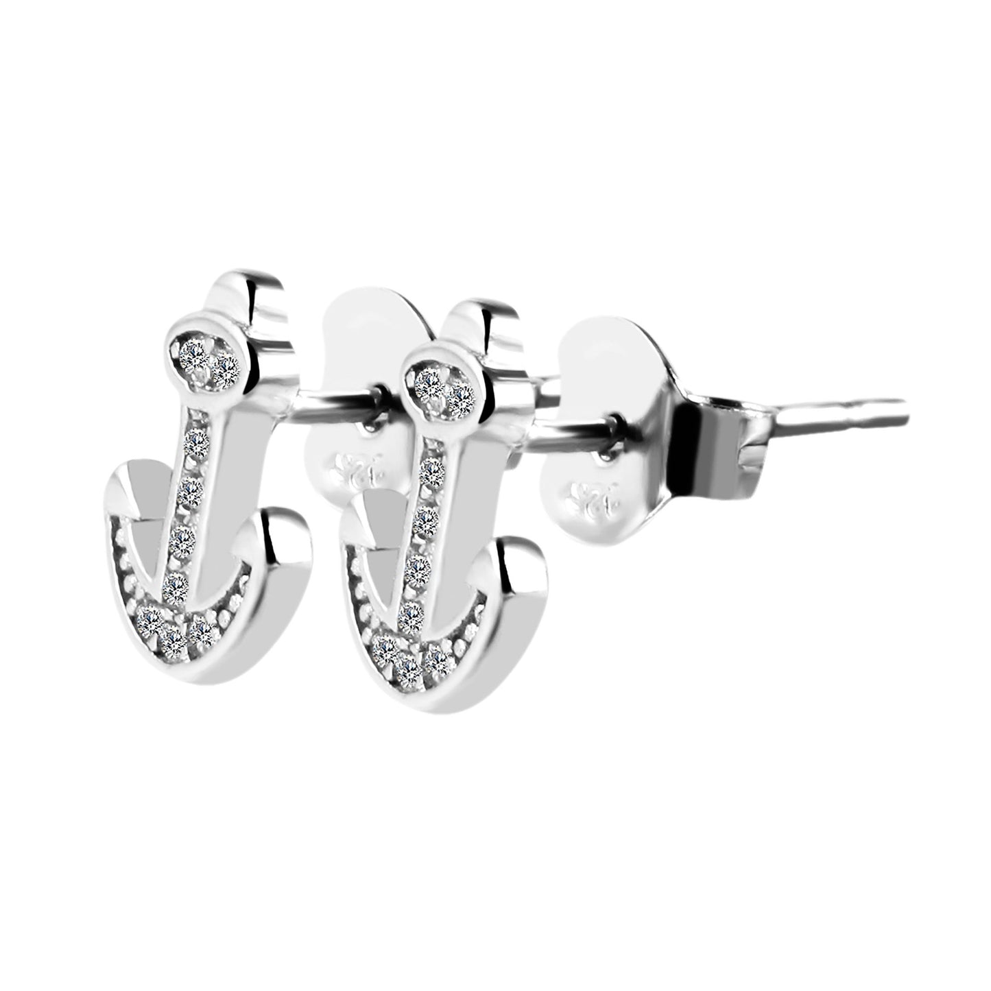 Damen Ohrringe – Ohrstecker aus 925 Silber mit Zirkonia