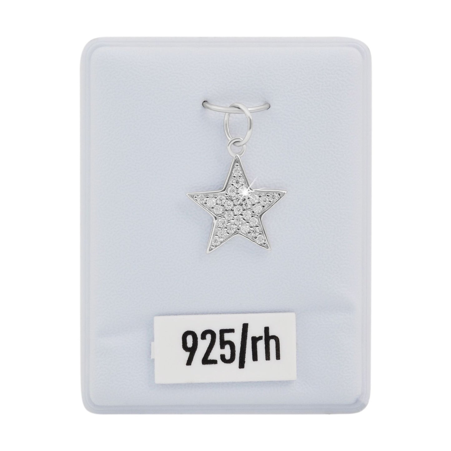 Damen Anhänger – Stern Anhänger aus 925 Silber mit Zirkonia