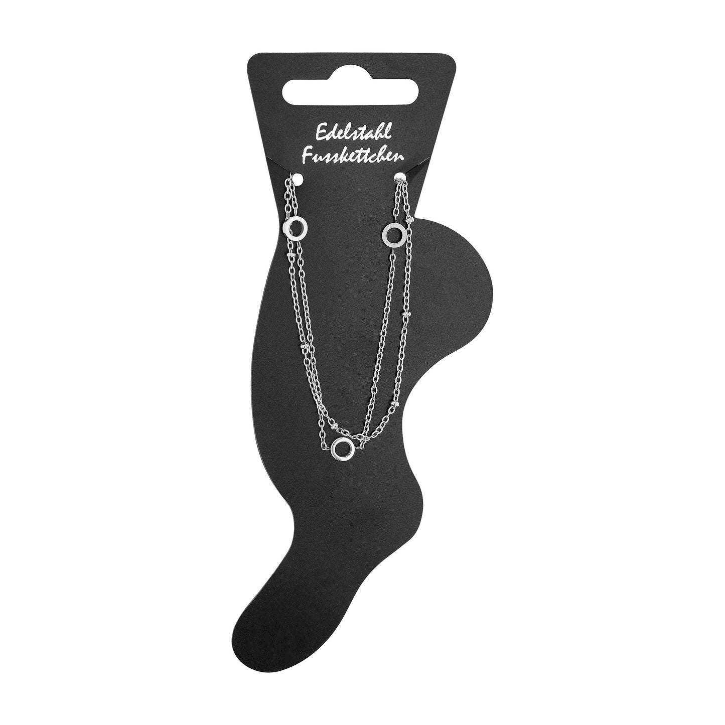 Damen Armband aus Edelstahl 24 cm