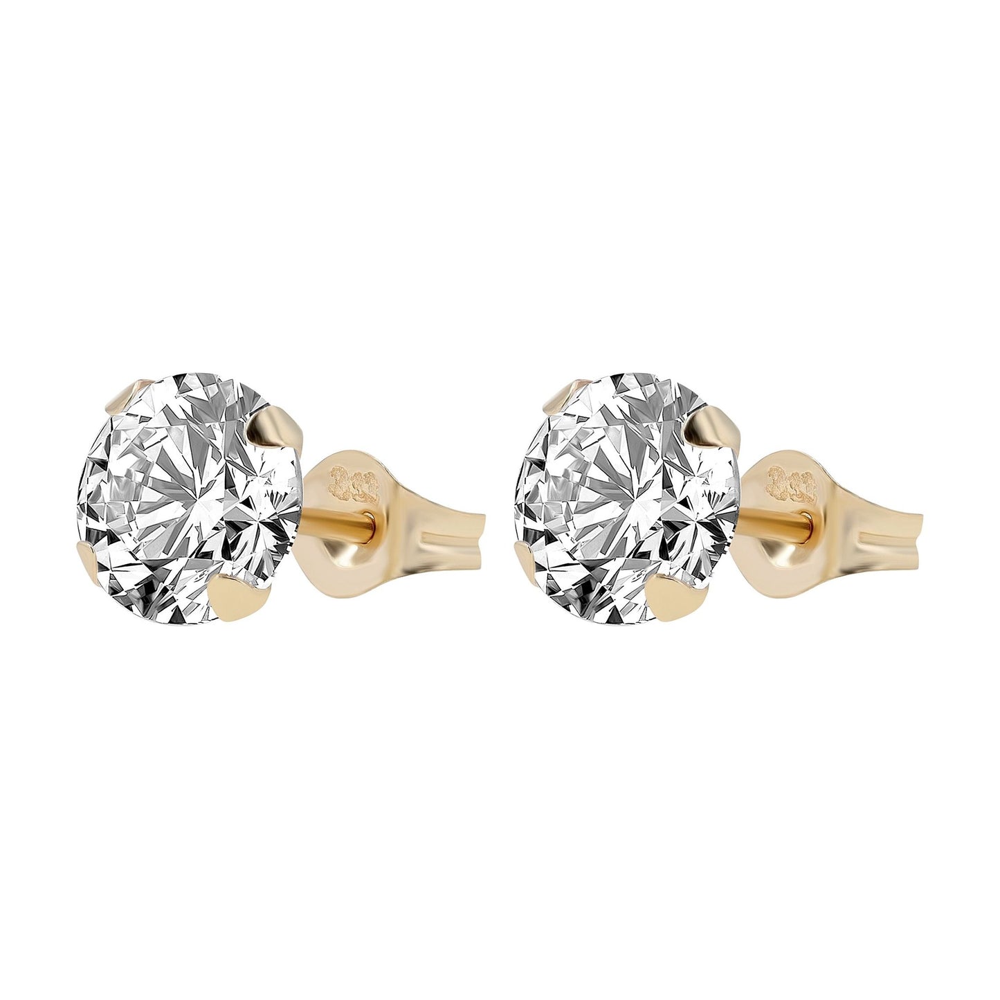 Damen Ohrringe – Ohrstecker aus 333 Gold mit Zirkonia