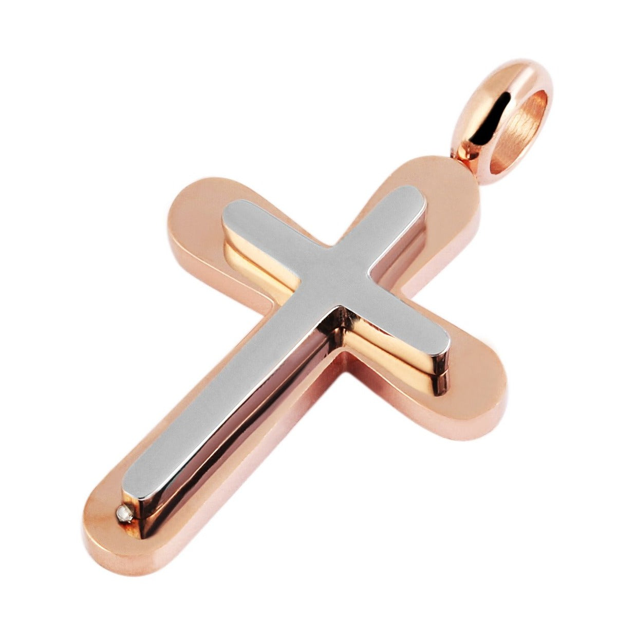 Unisex Anhänger – Kreuz Kreuzanhänger aus Edelstahl