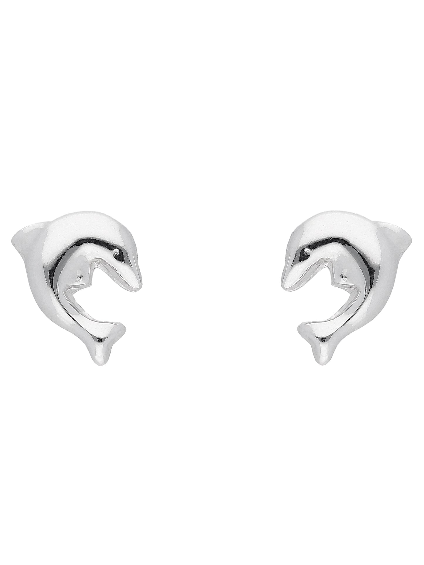Adelia´s 925 Silber Ohrringe Ohrstecker Delphin