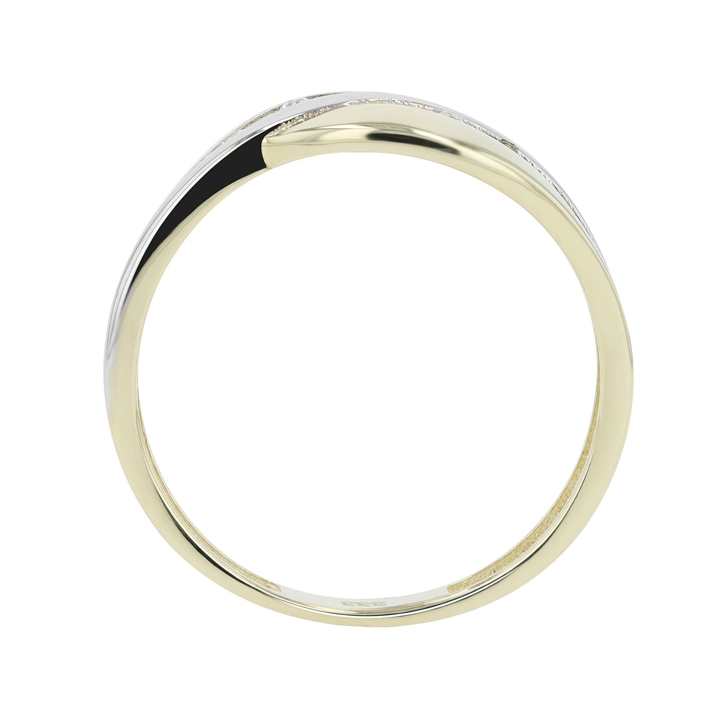 Damen Ring aus 333 Gold mit Zirkonia