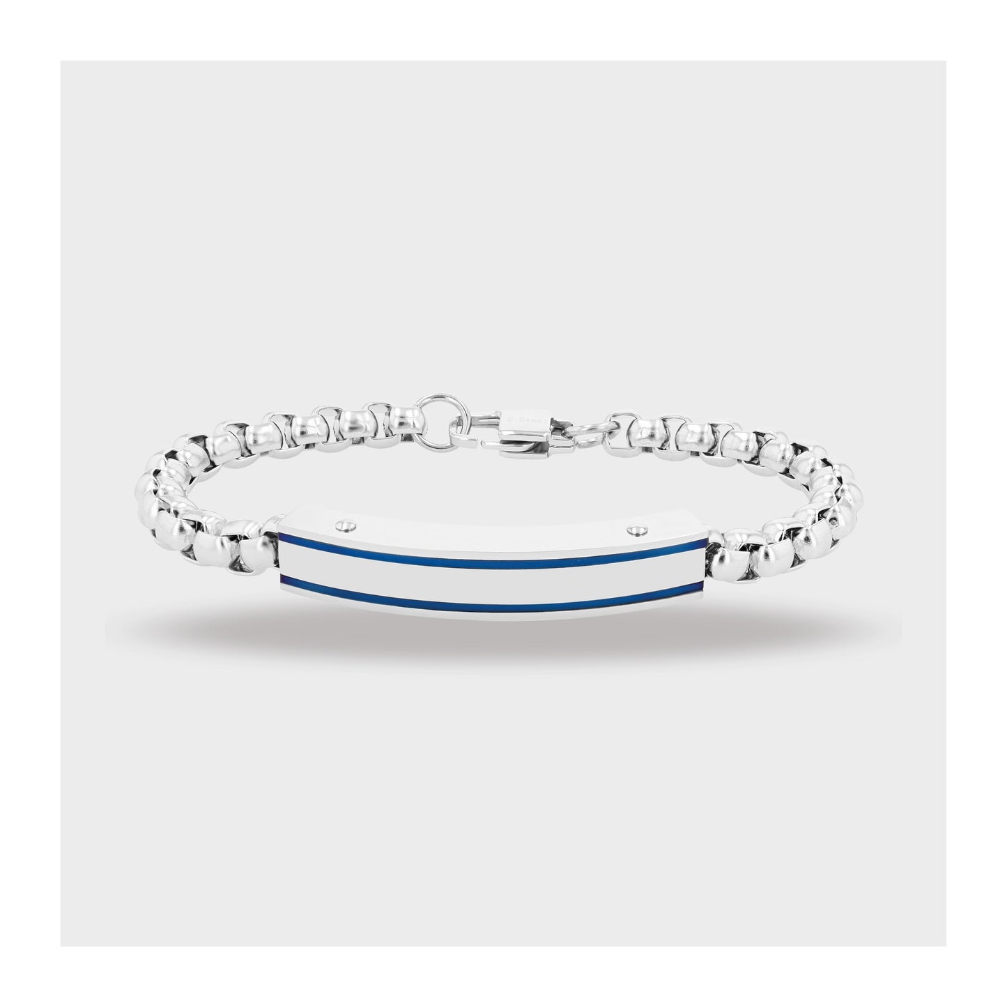 Herren Armband aus Edelstahl 20,5 cm