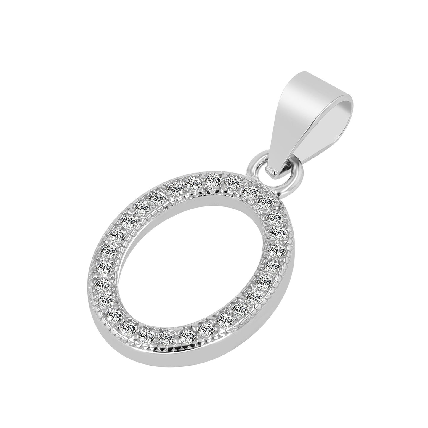 Damen Anhänger aus 925 Silber mit Zirkonia