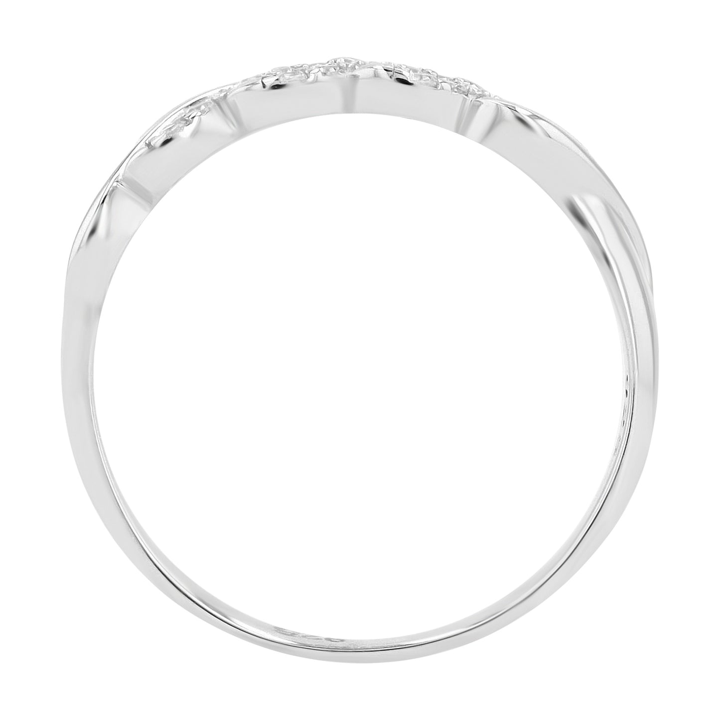 Damen Ring aus 925 Silber mit Zirkonia