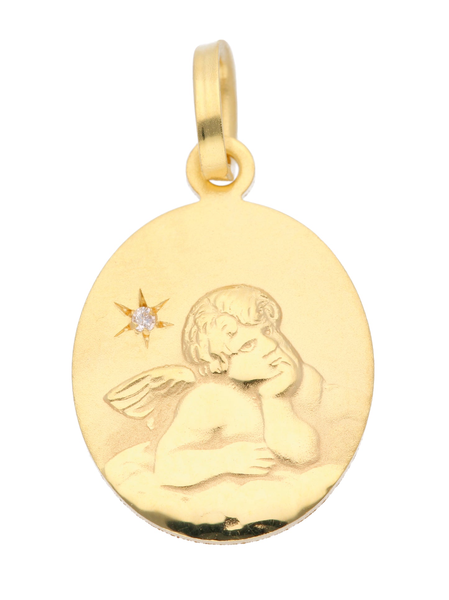 Adelia´s 333 Gold Anhänger Amor mit Diamant