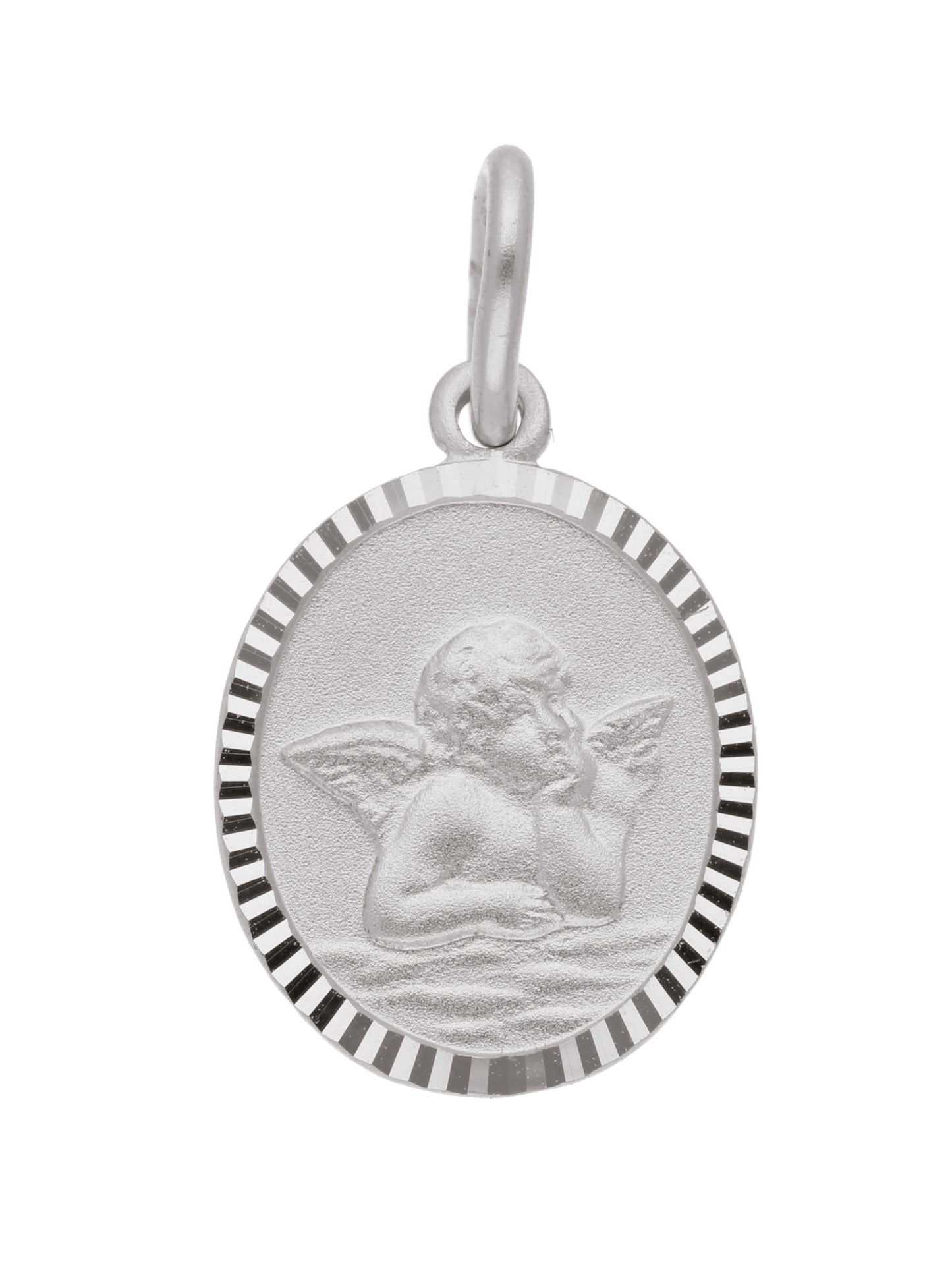 Adelia´s 585 Weißgold Anhänger Amor