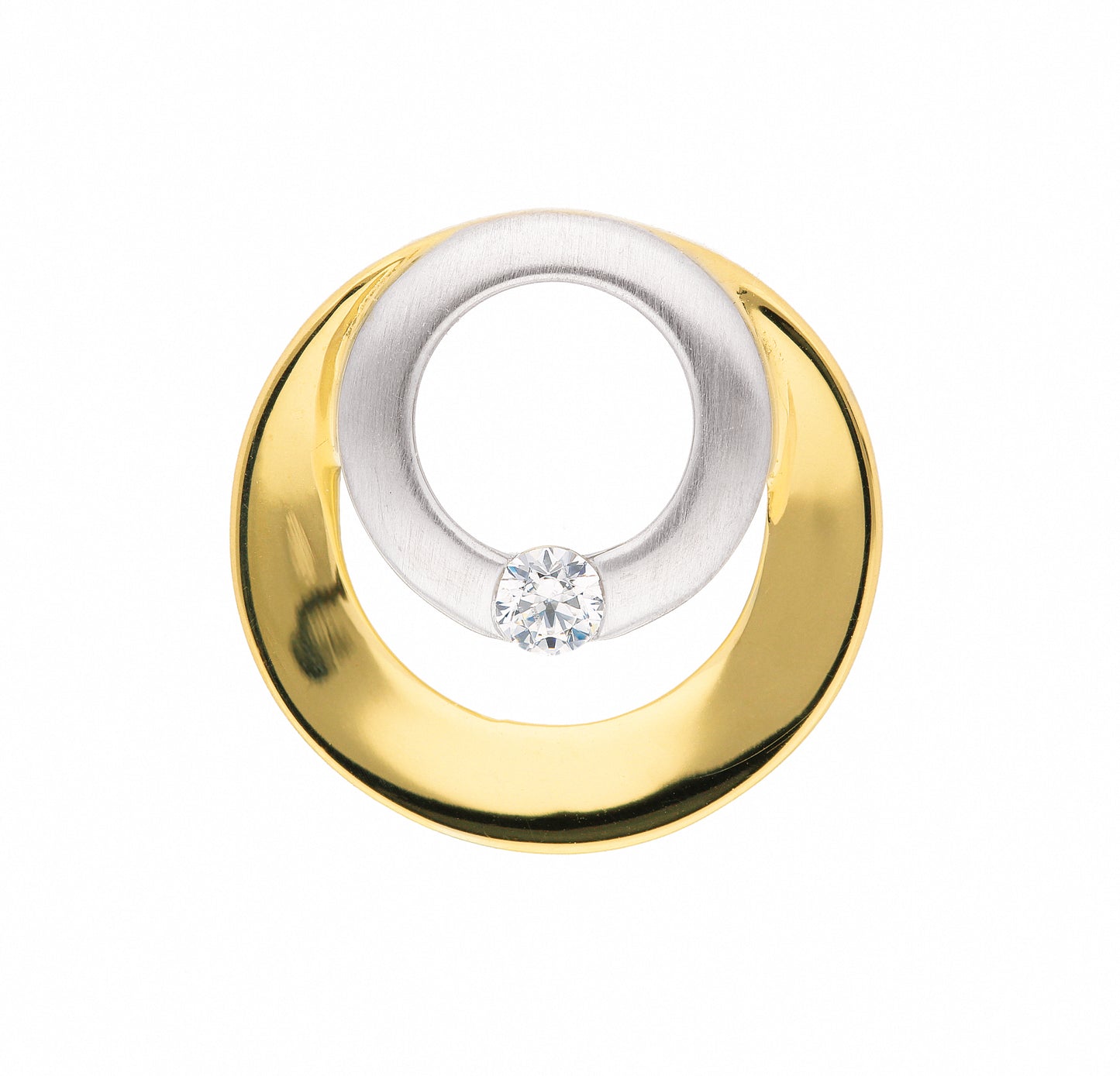 Adelia´s 585 Gold Anhänger mit Zirkonia