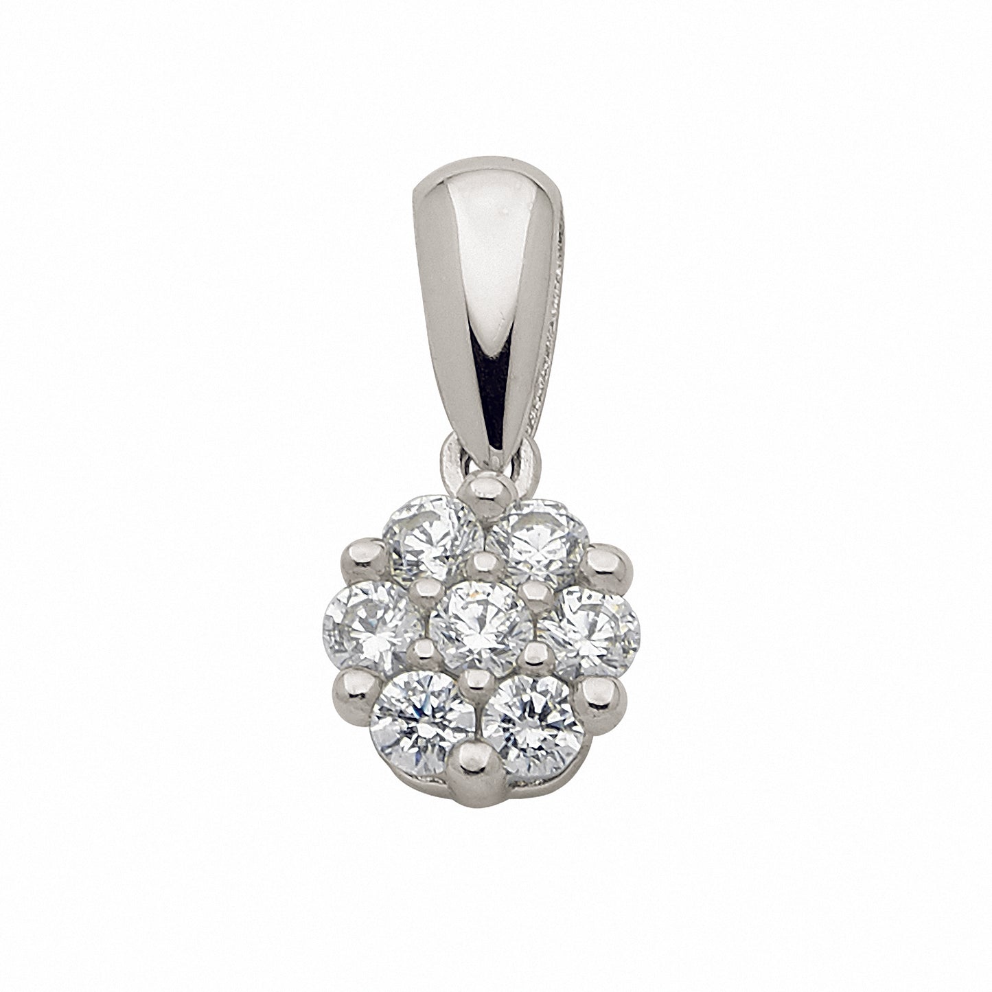 Adelia´s 585 Weißgold Anhänger mit Zirkonia
