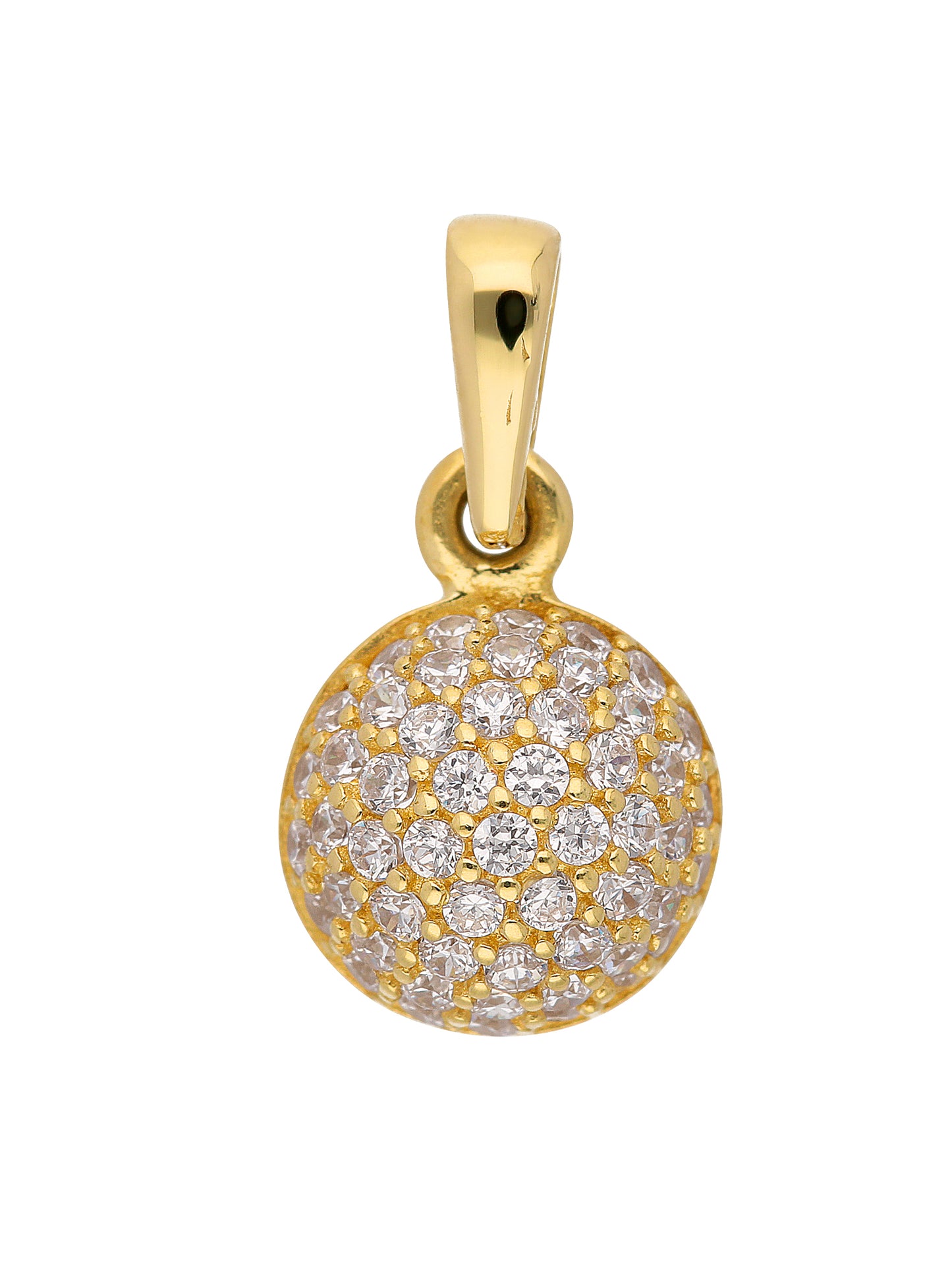 Adelia´s 333 Gold Anhänger mit Zirkonia Ø 7,8 mm
