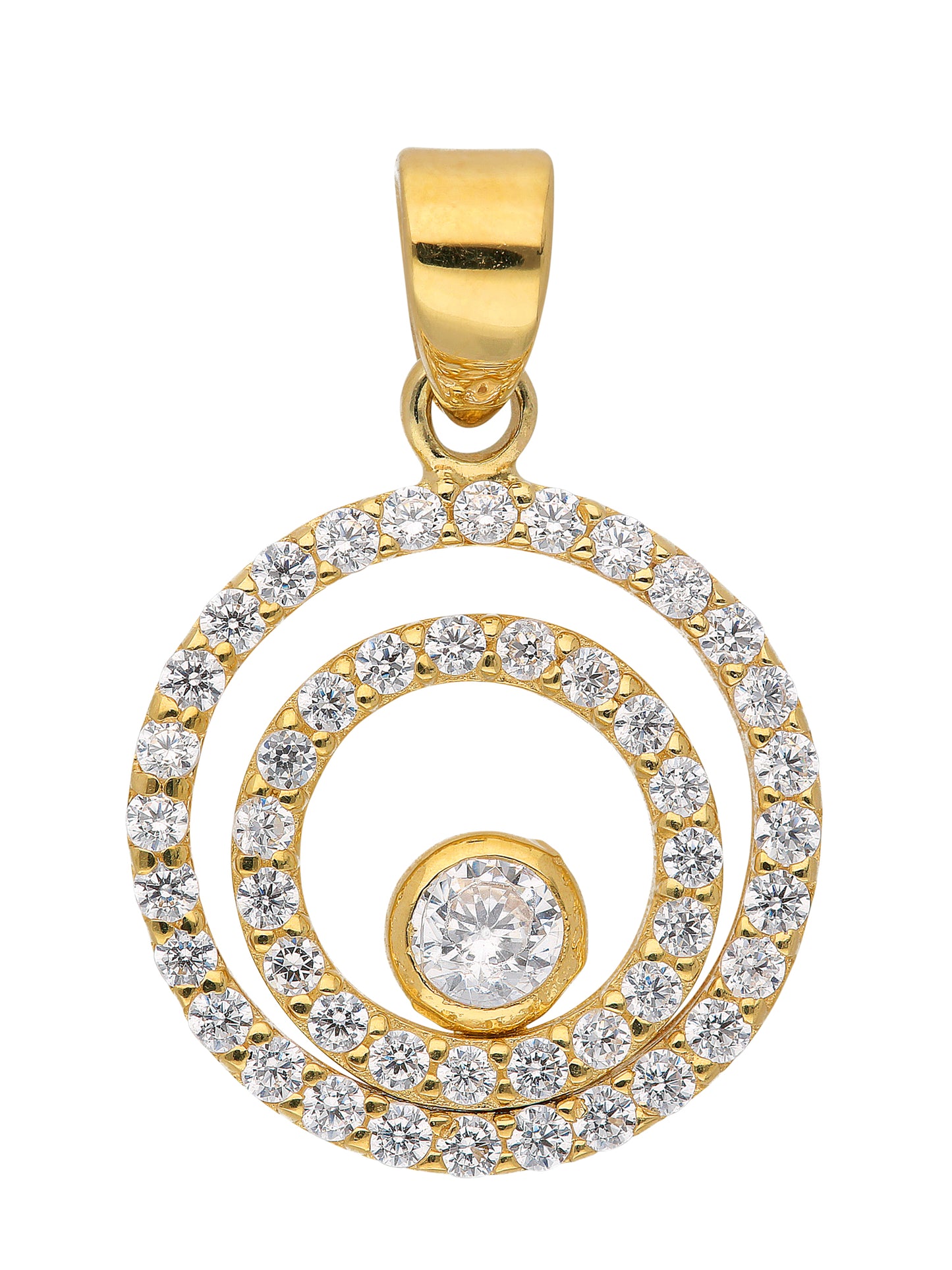 Adelia´s 333 Gold Anhänger mit Zirkonia