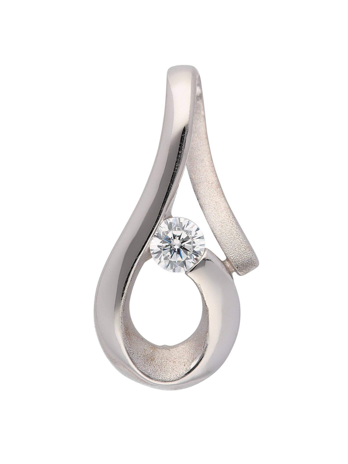 Adelia´s 333 Weißgold Anhänger mit Zirkonia
