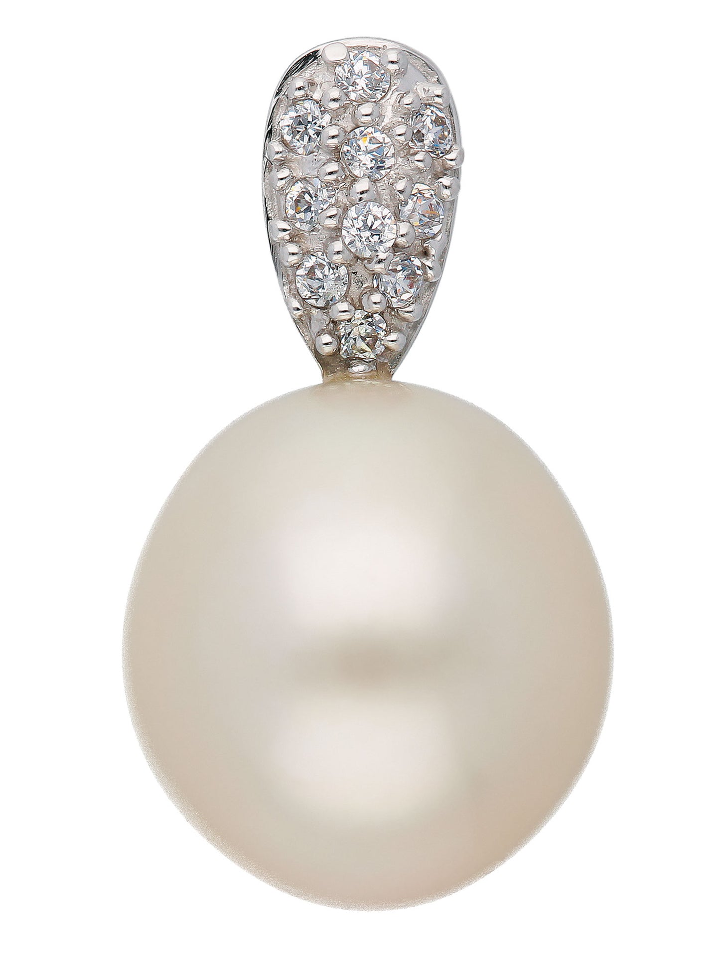 Adelia´s 333 Weißgold Anhänger mit Zirkonia