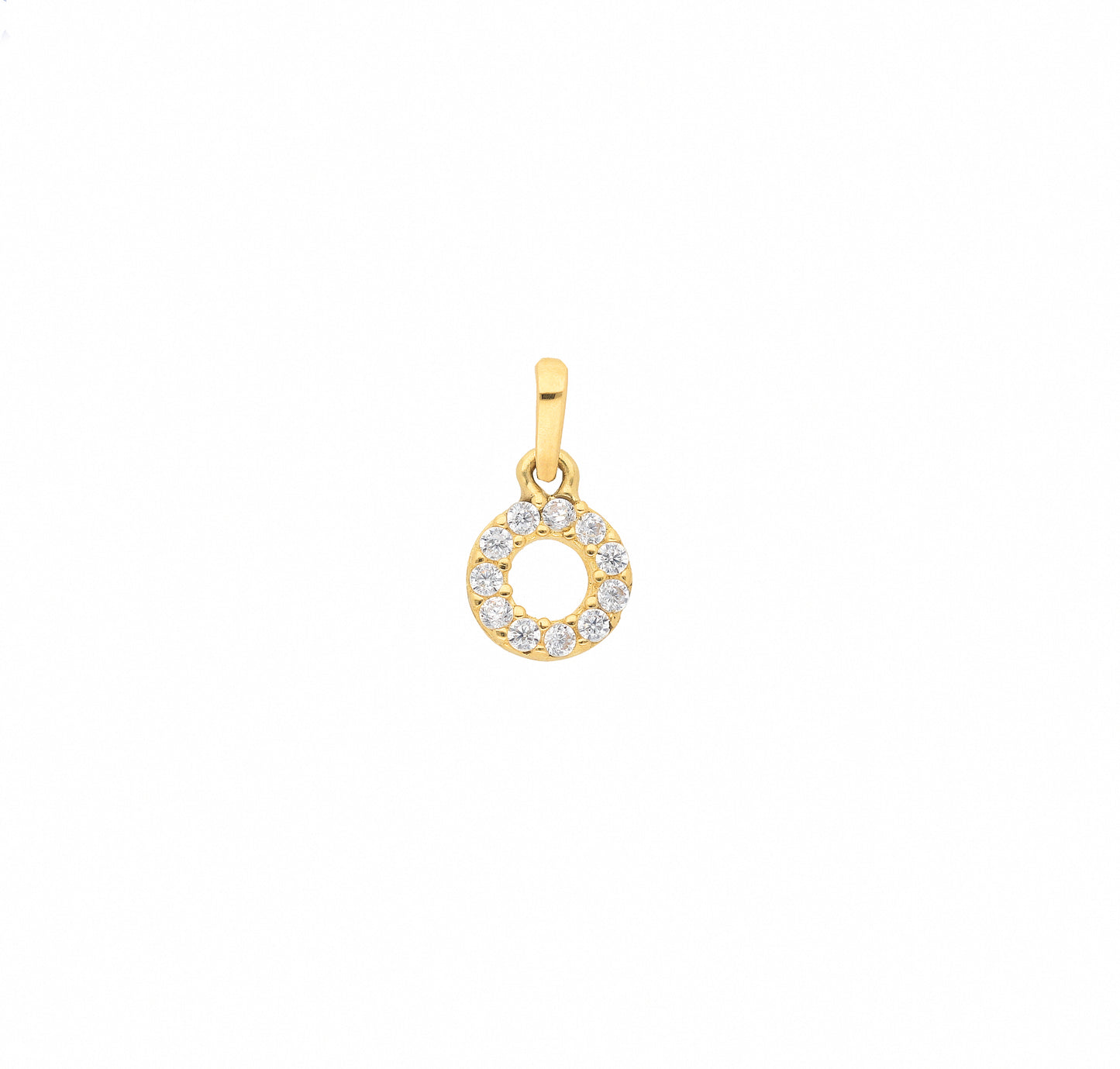 Adelia´s 333 Gold Anhänger mit Zirkonia Ø 6,3 mm