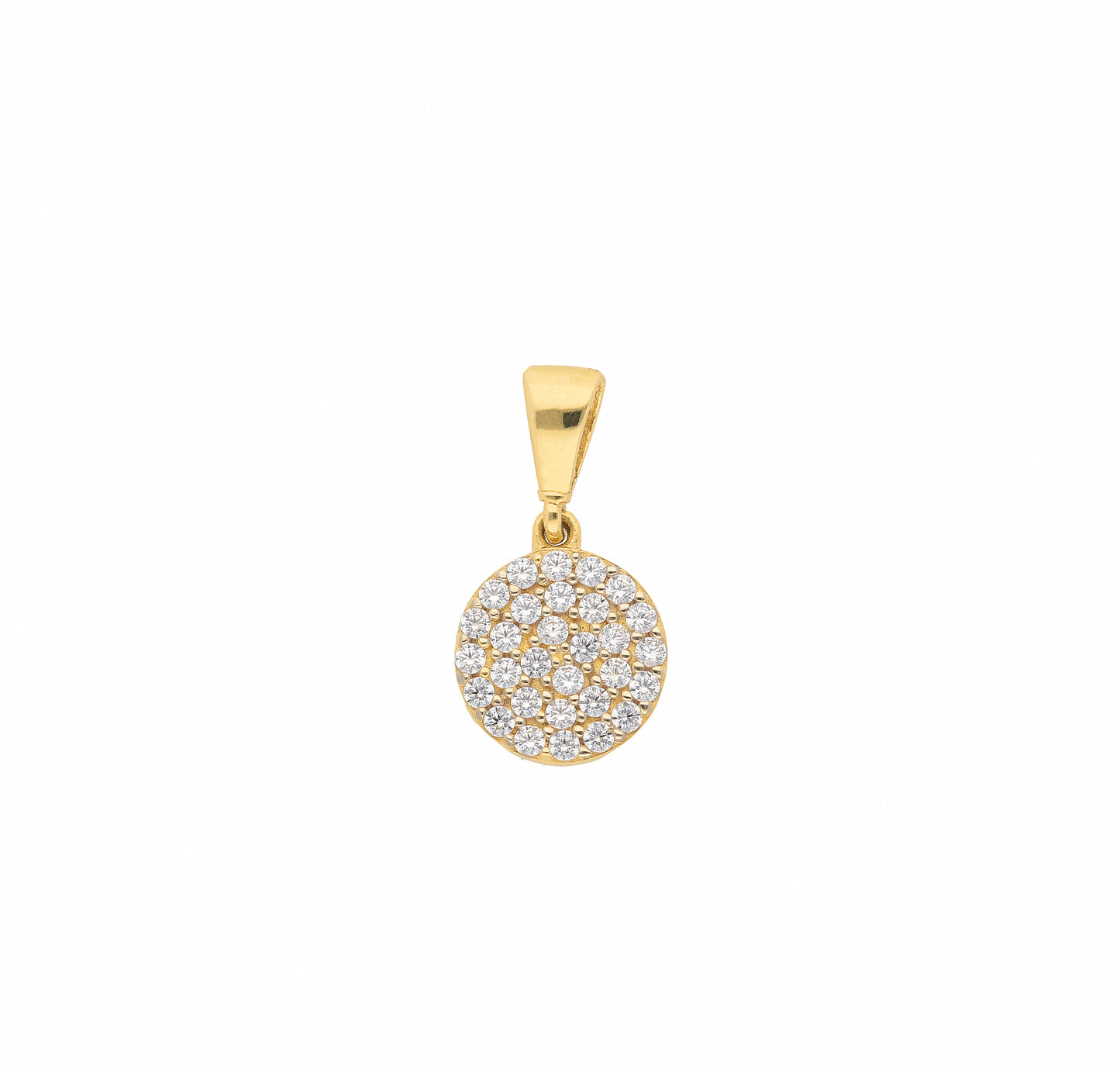 Adelia´s 333 Gold Anhänger mit Zirkonia Ø 8,2 mm