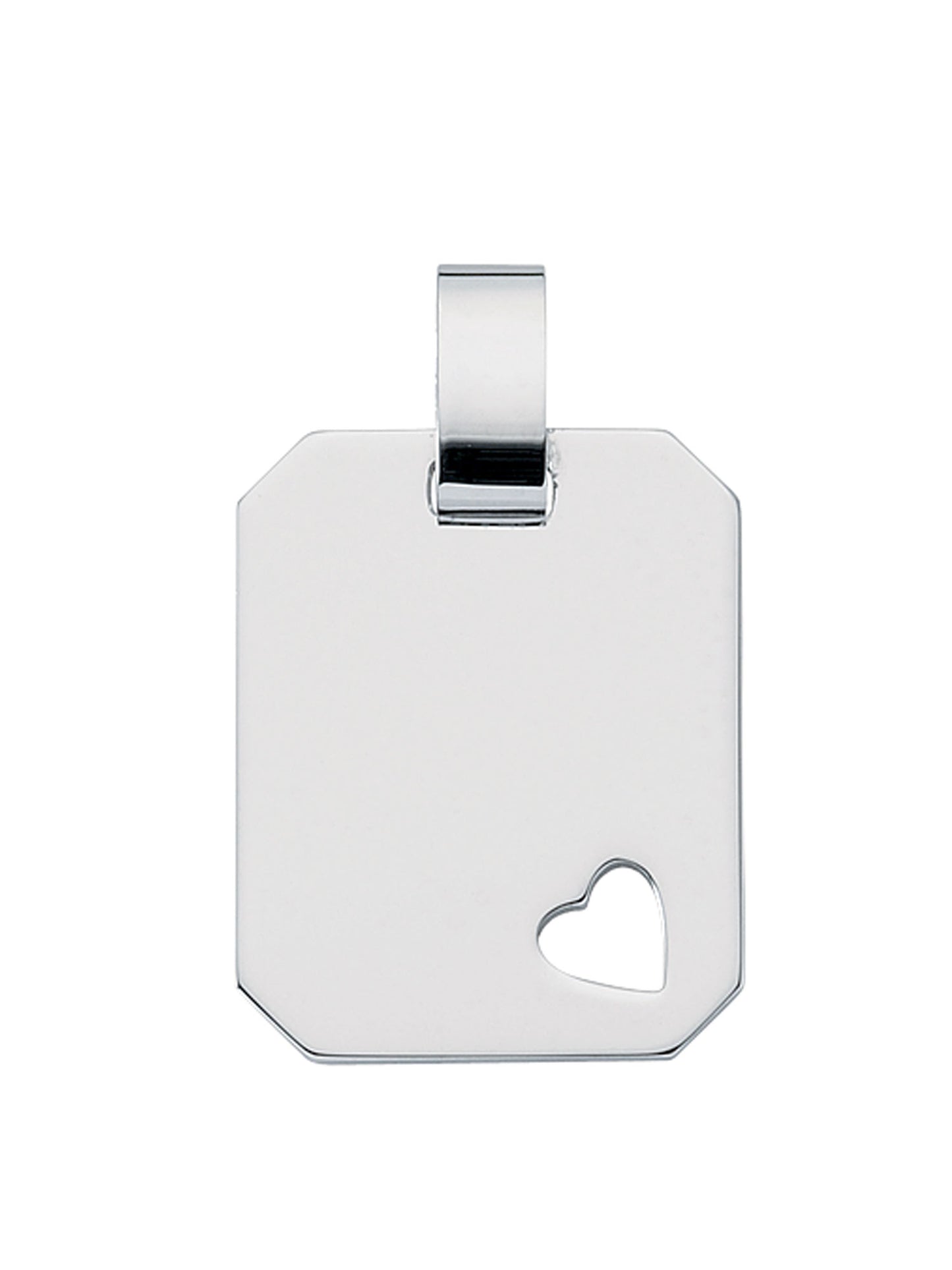Adelia´s 925 Silber Gravurplatte Anhänger
