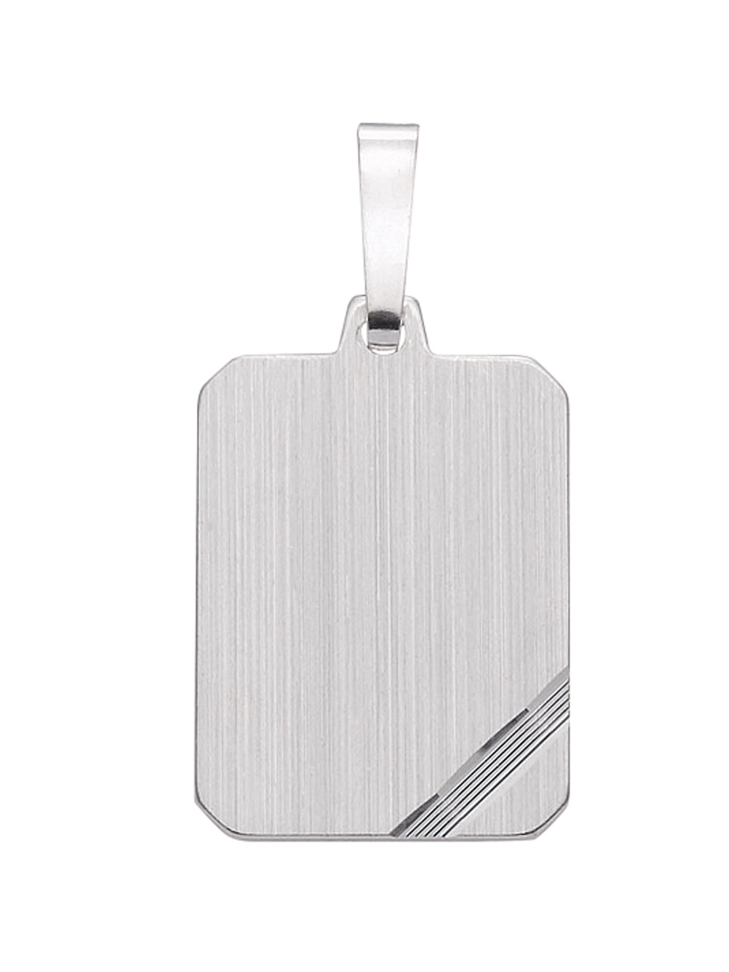 Adelia´s 925 Silber Gravurplatte Anhänger