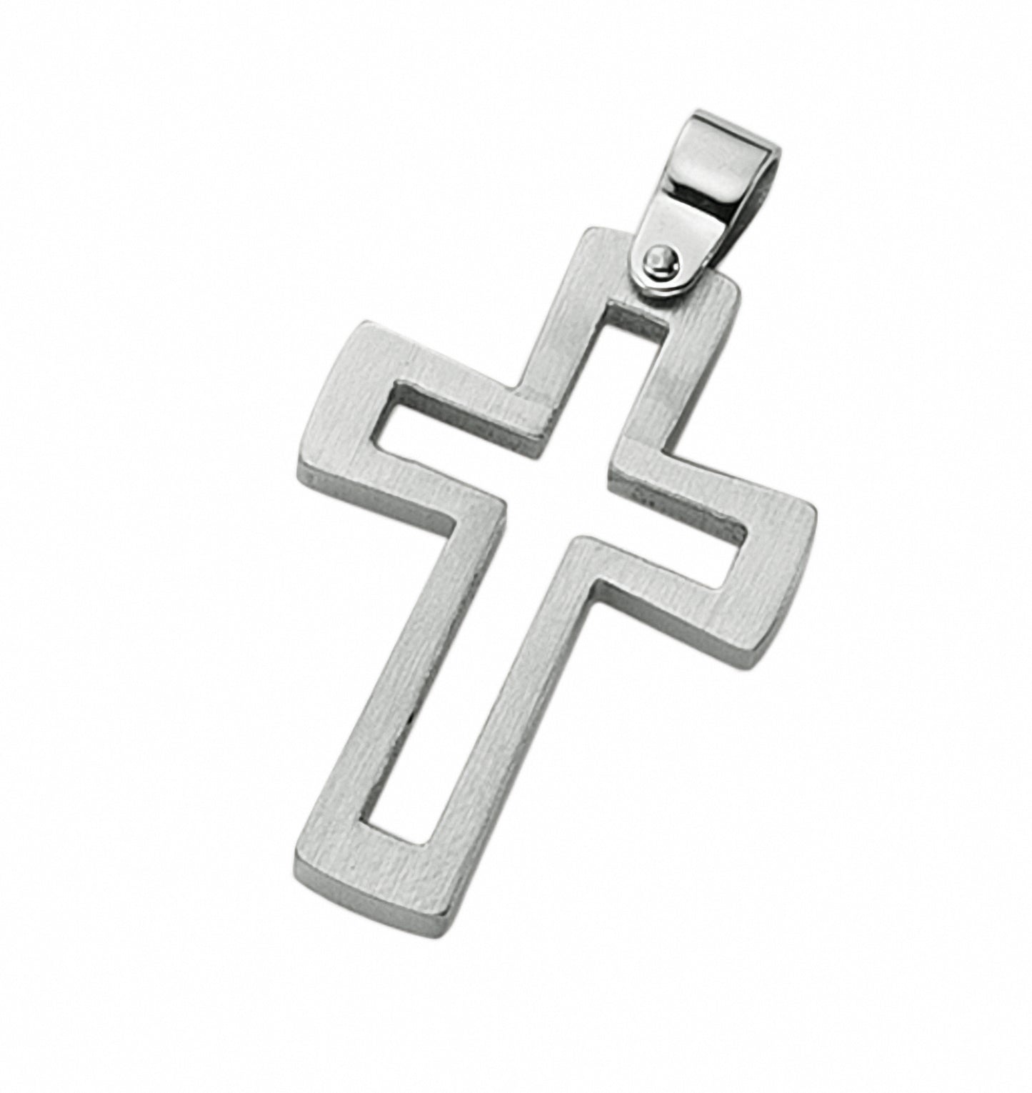 Adelia´s Edelstahl Kreuz Anhänger