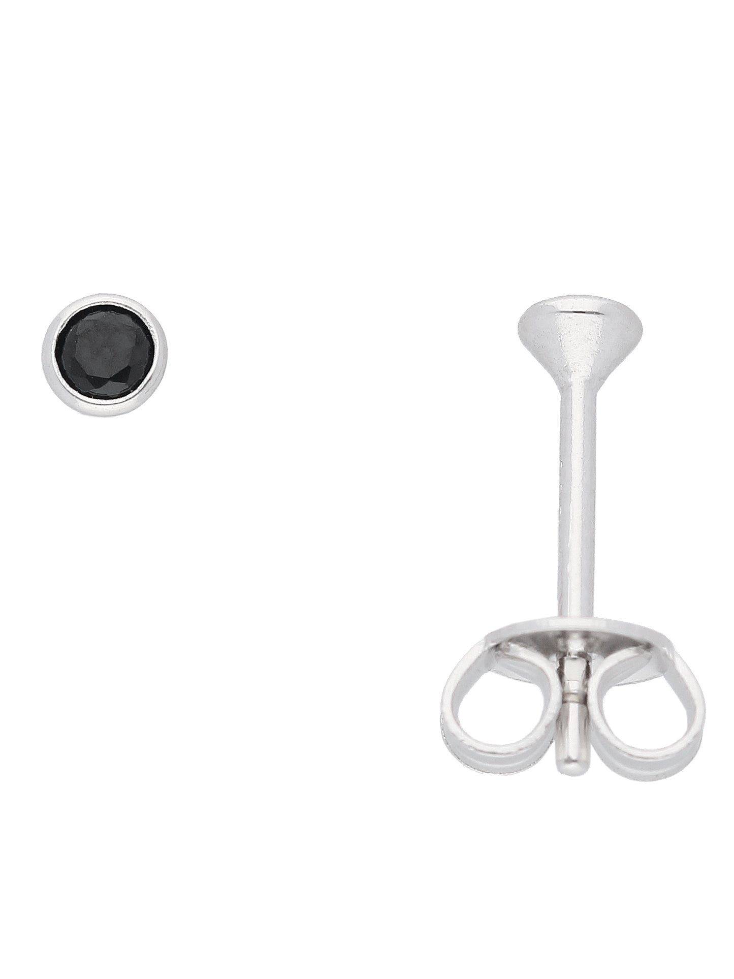 Adelia´s 925 Silber Ohrringe Ohrstecker mit Zirkonia Ø 2,9 mm