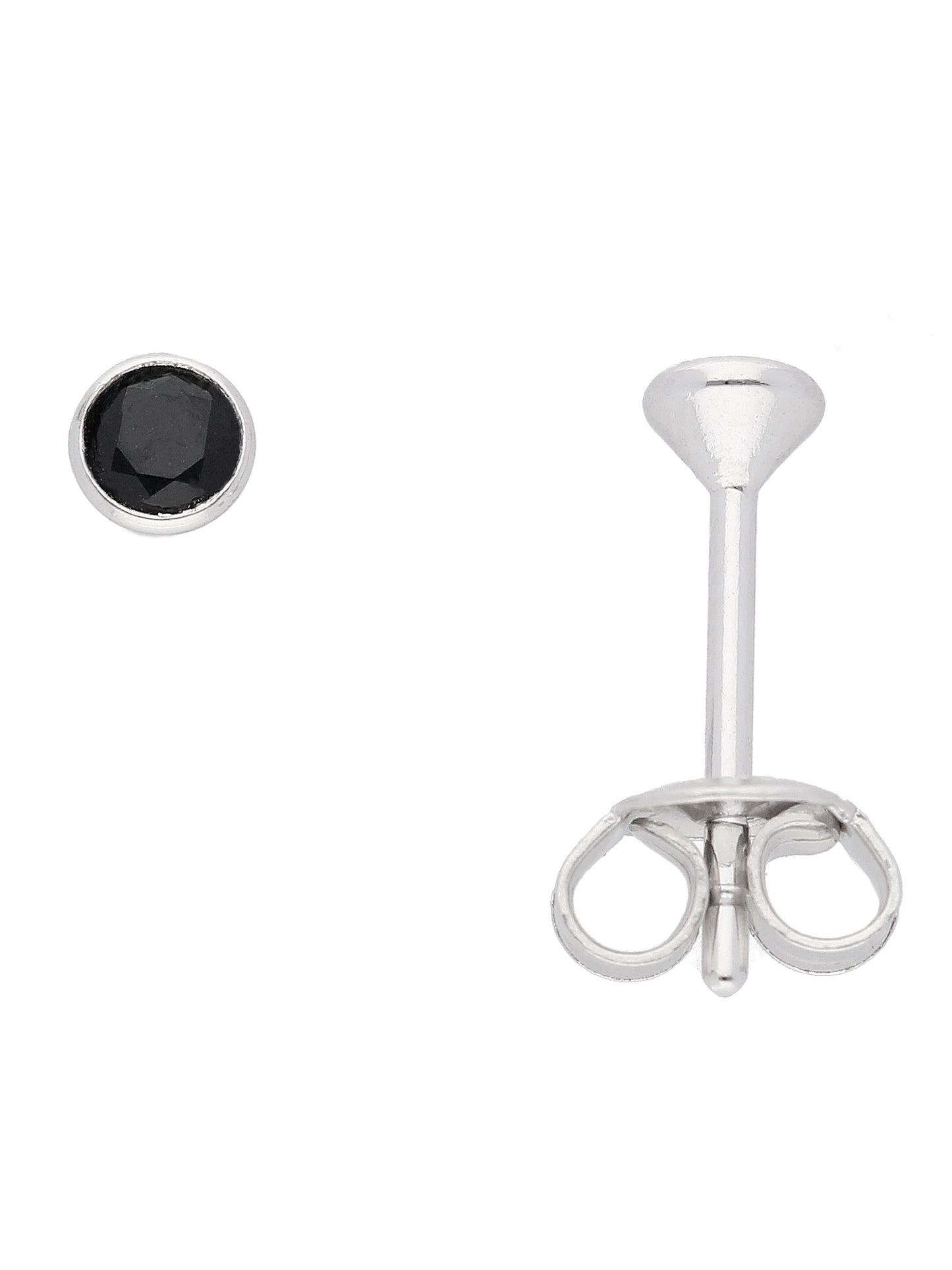 Adelia´s 925 Silber Ohrringe Ohrstecker mit Zirkonia Ø 3,5 mm