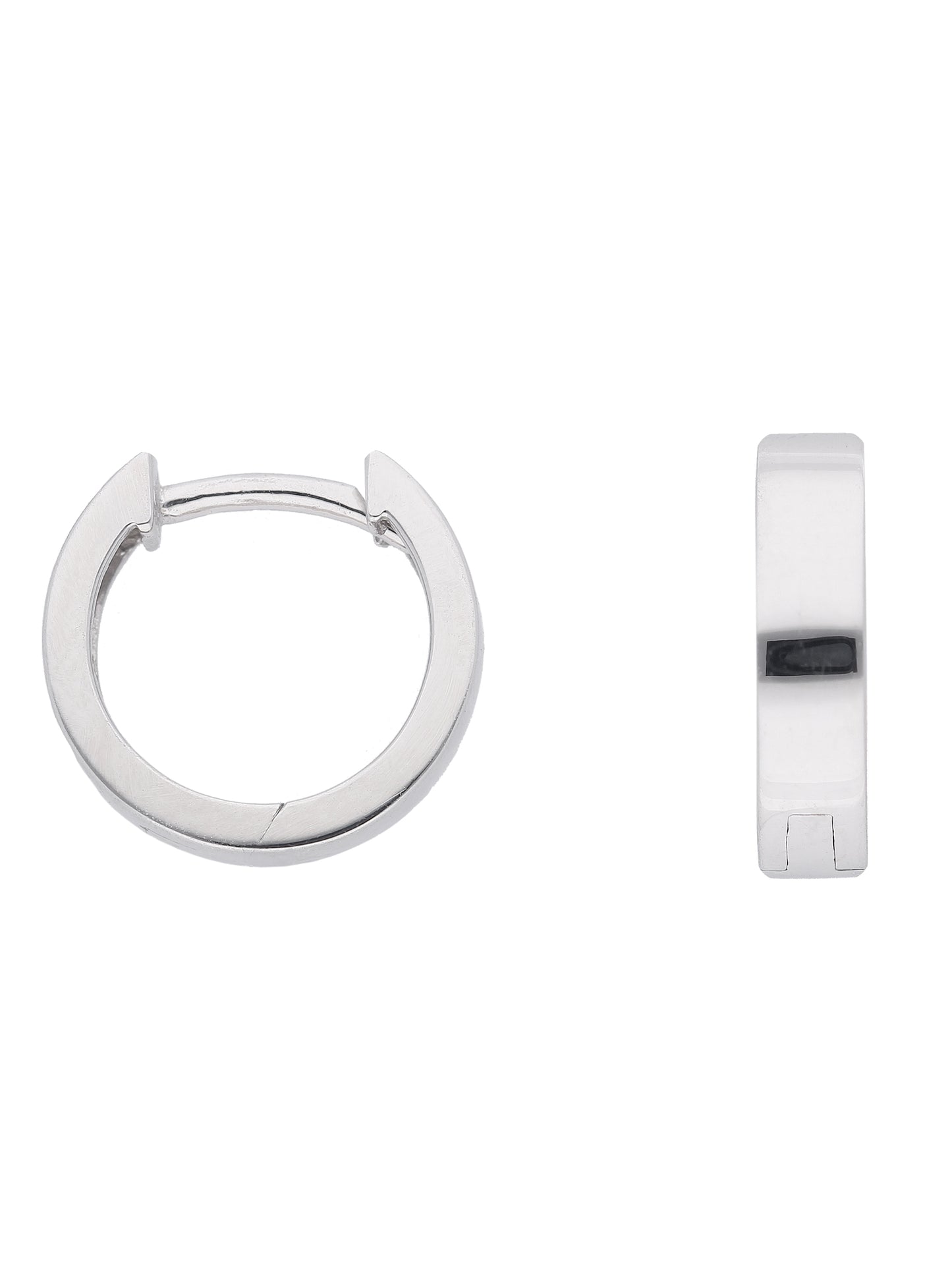 Adelia´s 333 Weißgold Ohrringe Creolen Ø 11,7 mm