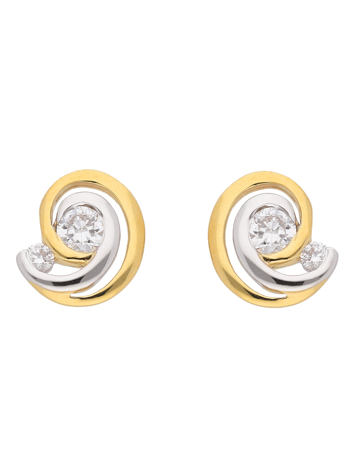 Adelia´s 333 Gold Ohrringe Ohrstecker mit Zirkonia